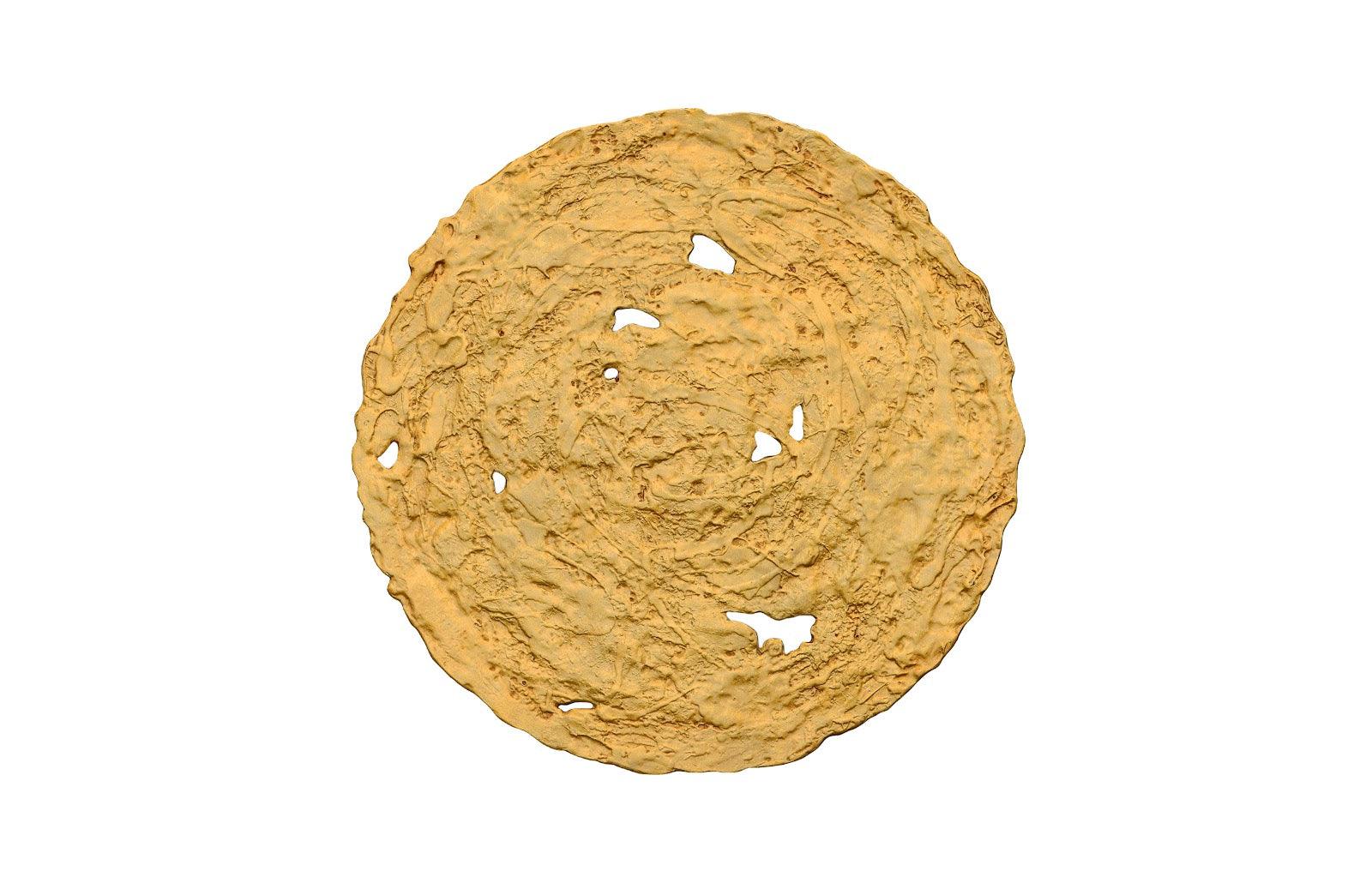 Molten Wall Disc, Medium, Gold Leaf - Remutear