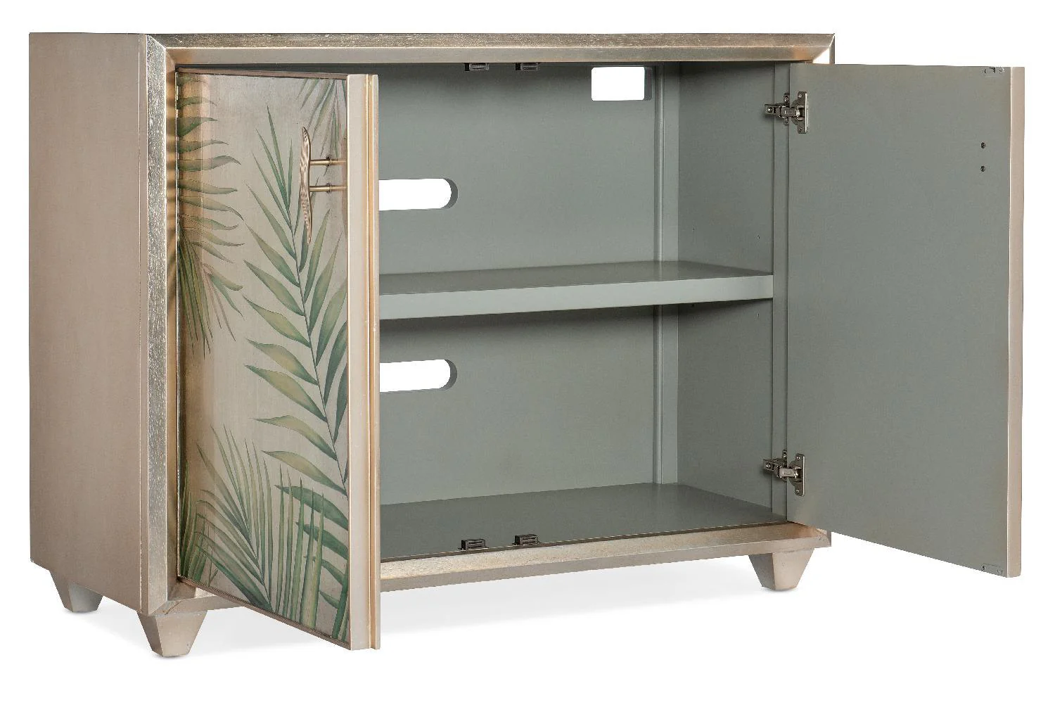 Melange Lets Be Fronds Two Door Chest - Remutear