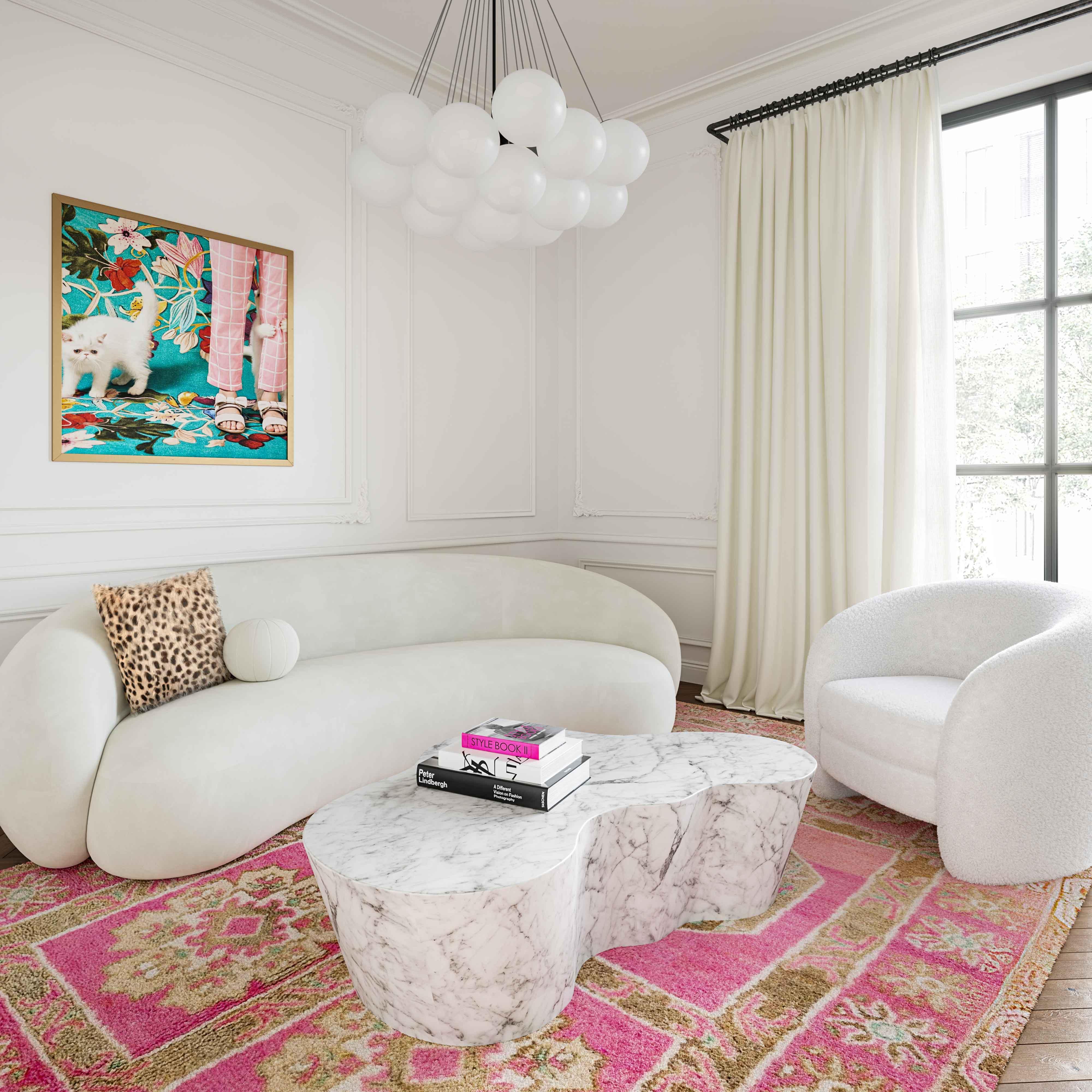 Slab Marble Coffee Table - Remutear