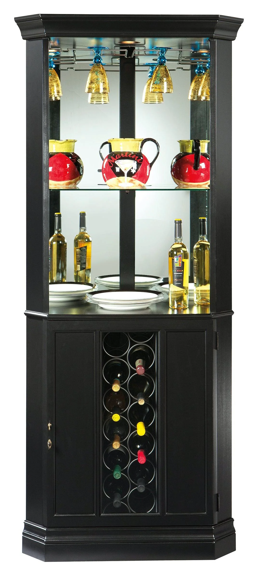 Piedmont VII Corner Wine Cabinet - Remutear