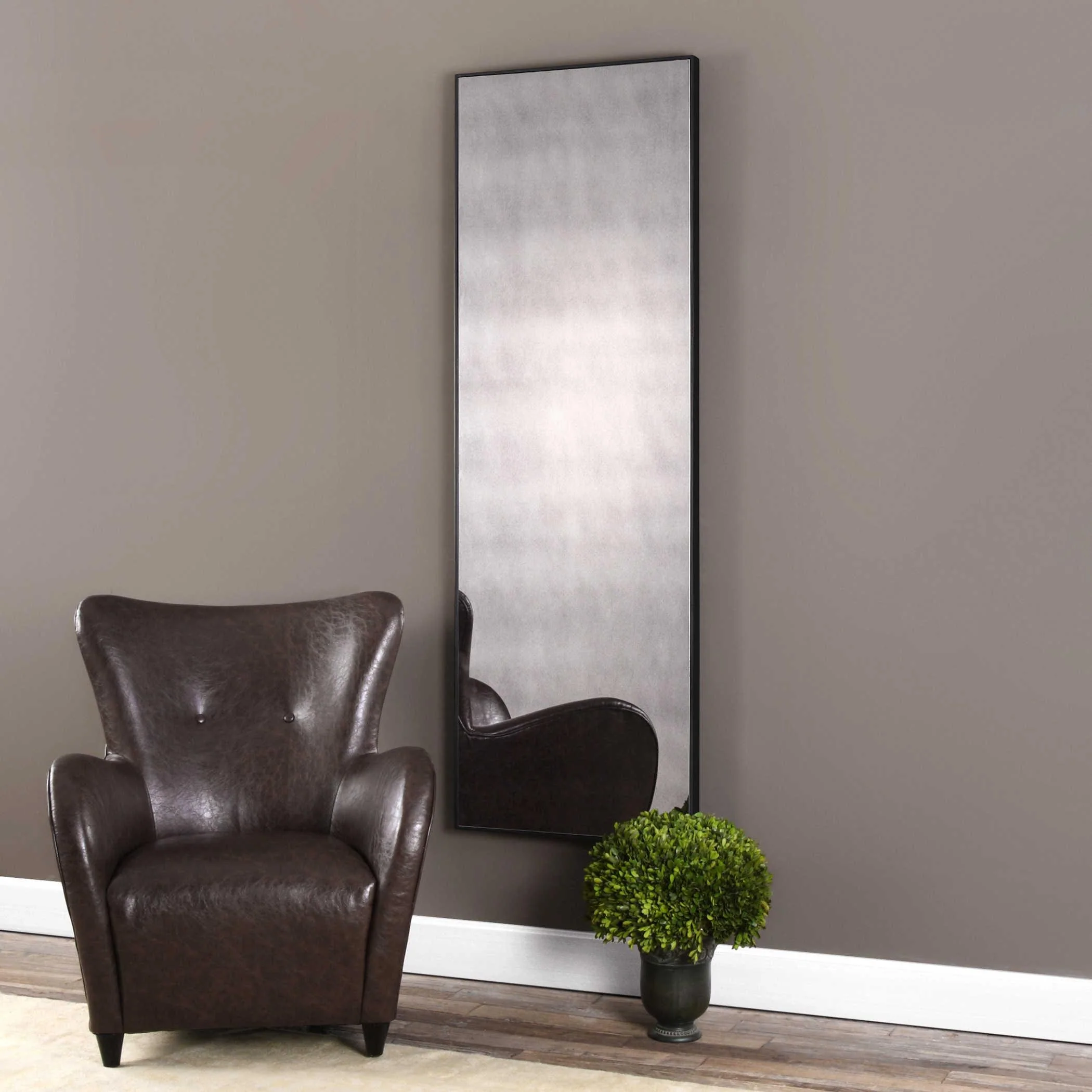 BURWELL OVERSIZED ANTIQUED MIRROR - Remutear