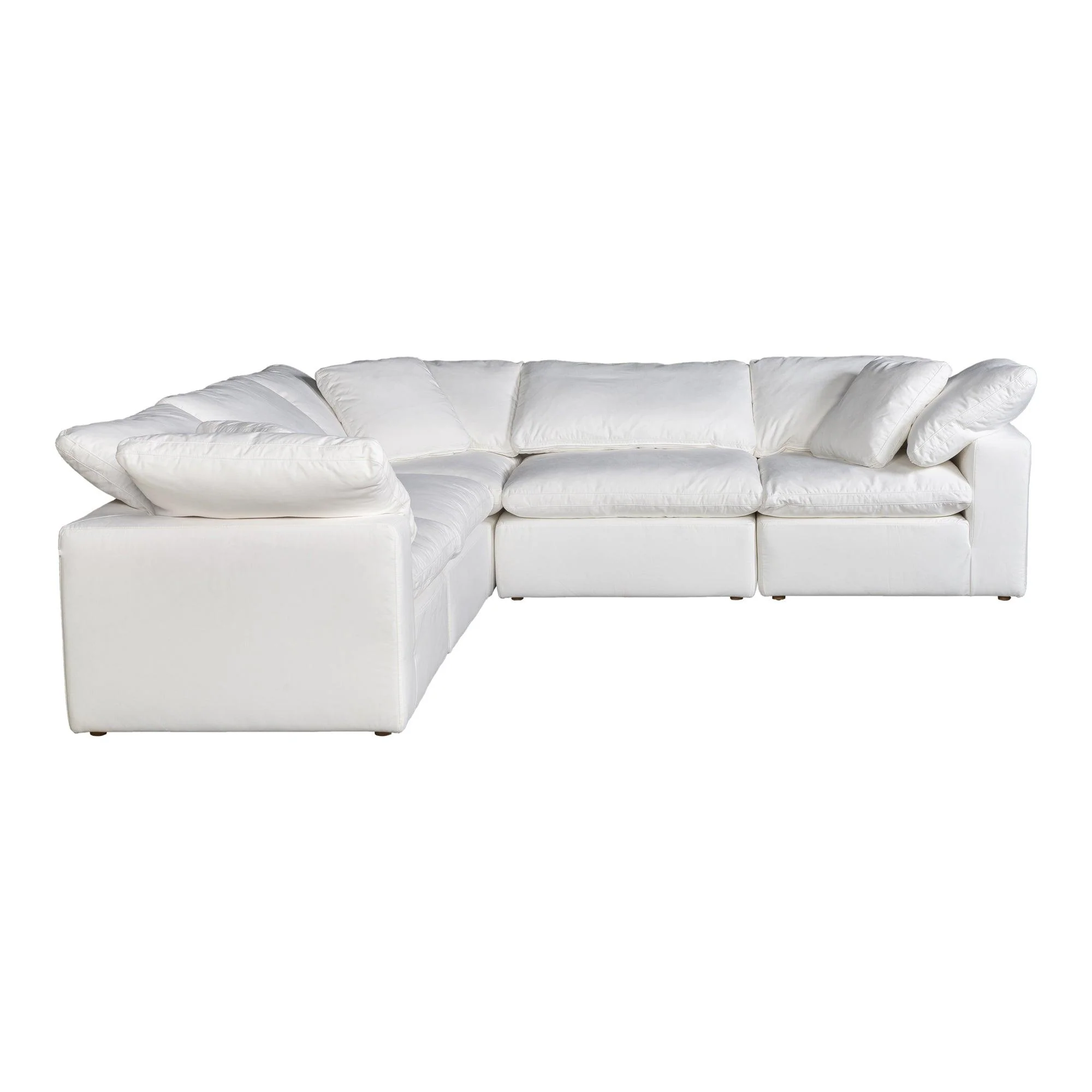 Terra Condo Classic L Modular Sectional Performance Fabric White - Remutear