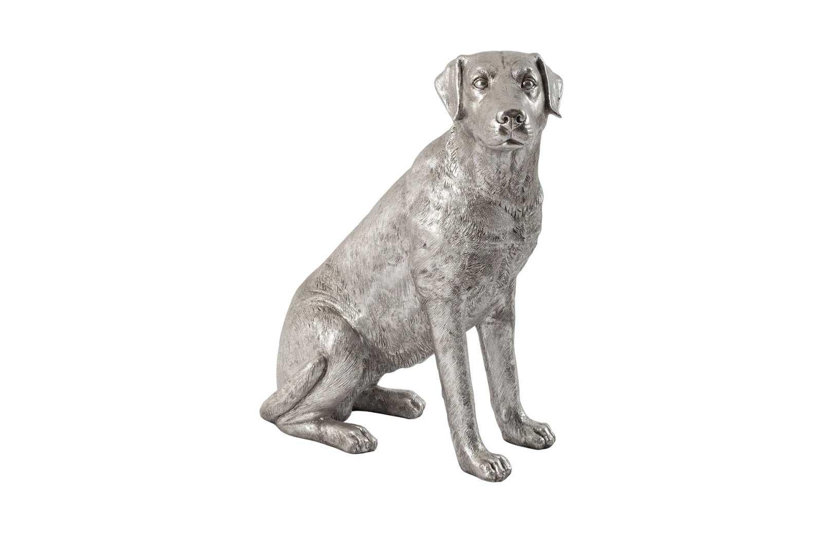 Labrador Dog, Sitting, Silver Leaf - Remutear