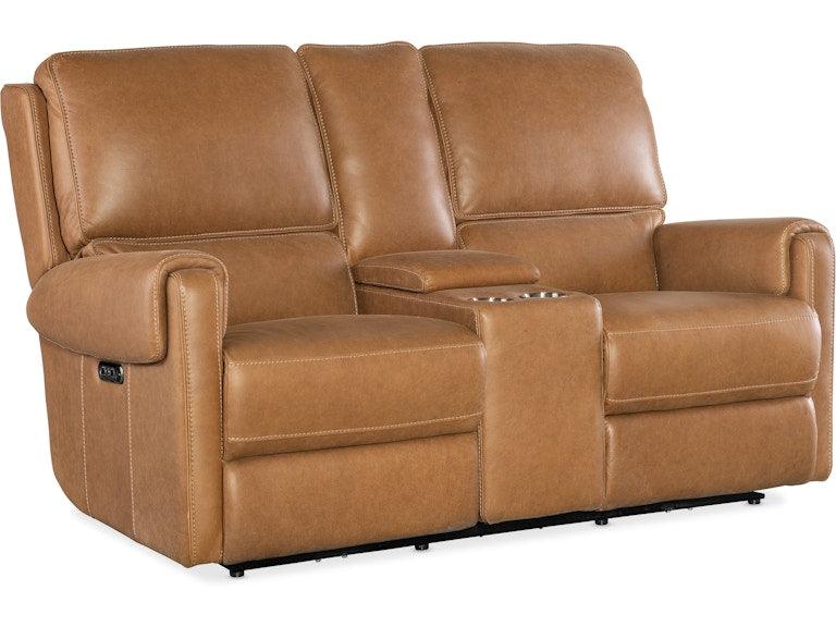 Somers Power Console Loveseat w/Power Headrest - Remutear