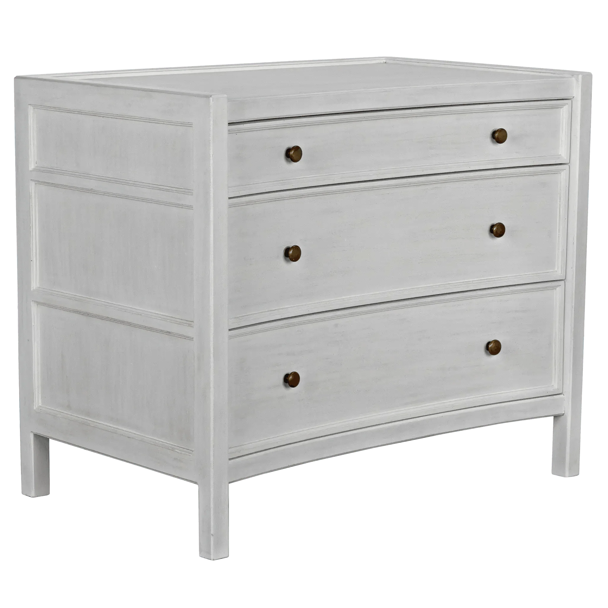 Hampton Side Table,White Wash - Remutear