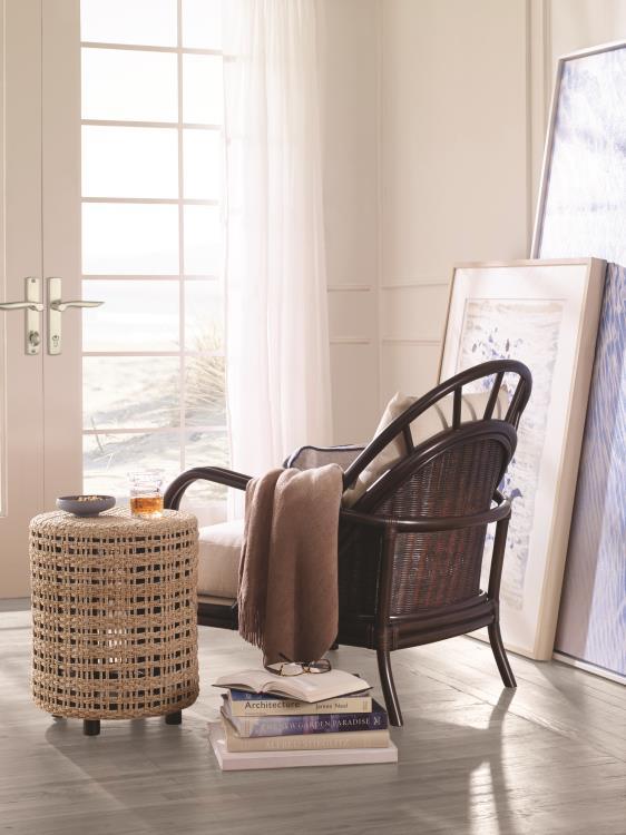 Curate Wayward Woven Ottoman - Remutear