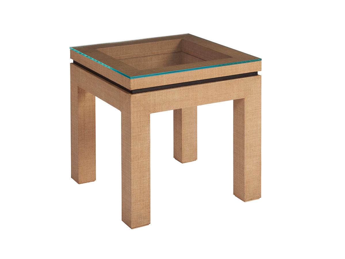 Newport Harbor Raffia Lamp Table - Remutear