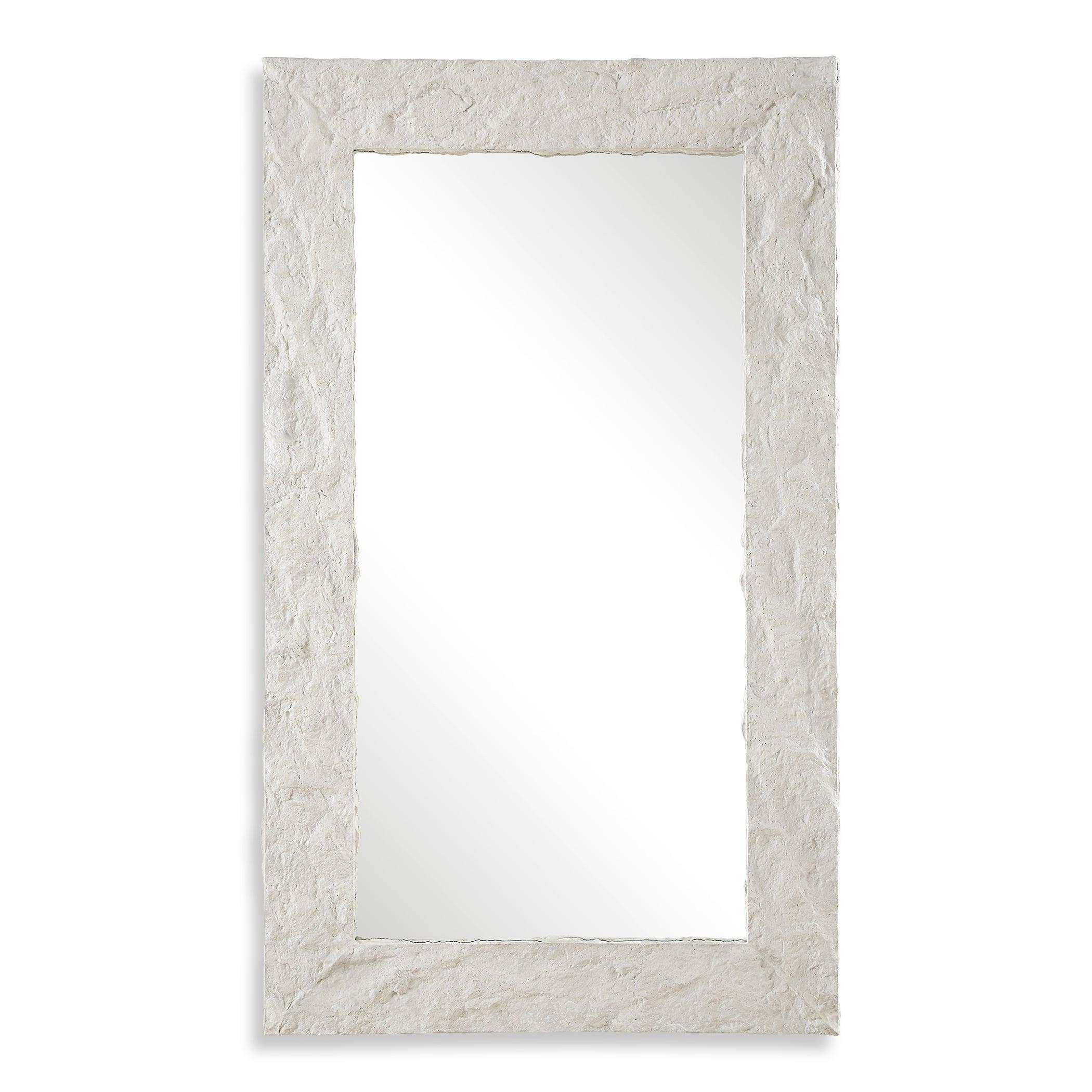 Quarry Rectangle Stone Veneer Mirror - Remutear