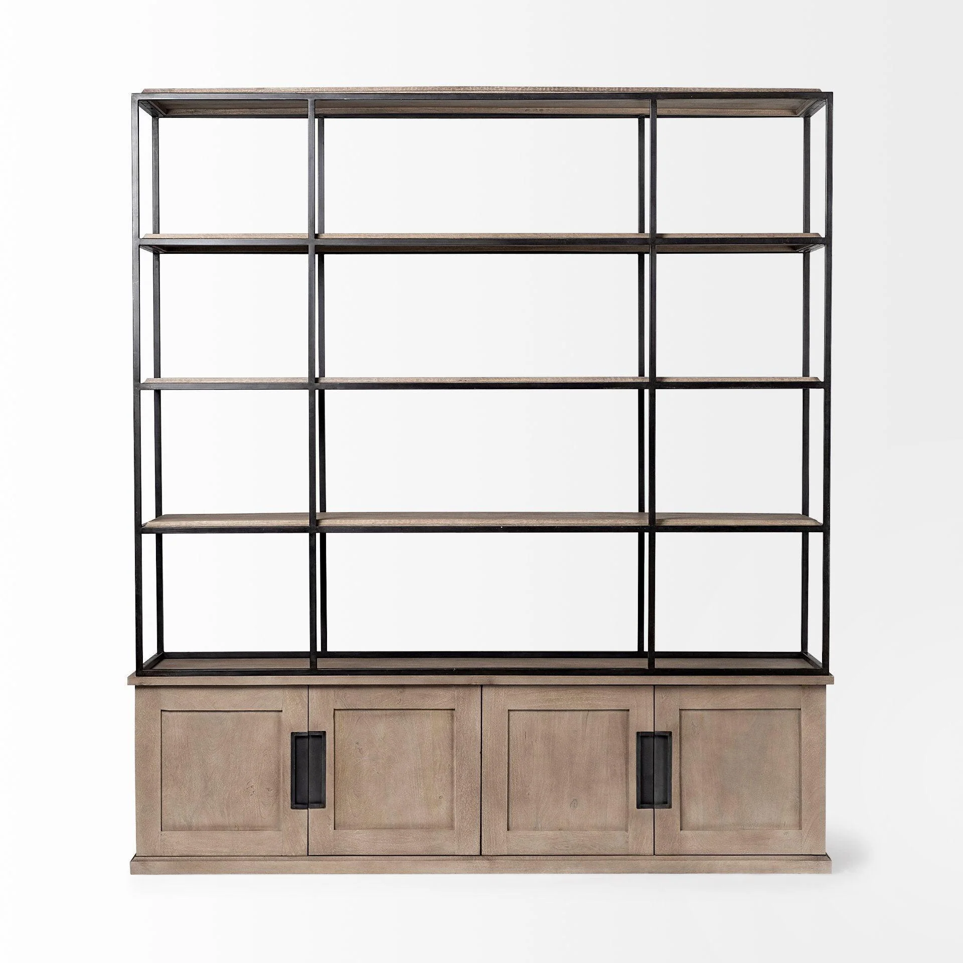 Braxton I Three Shelf Shelving Unit - Remutear