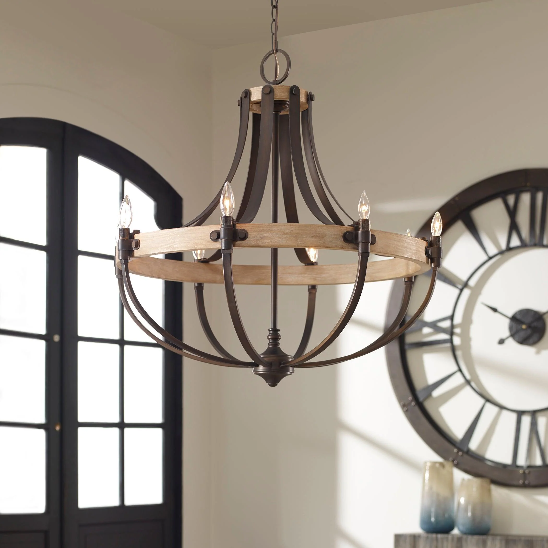 DUBOIS 8 LIGHT CHANDELIER - Remutear