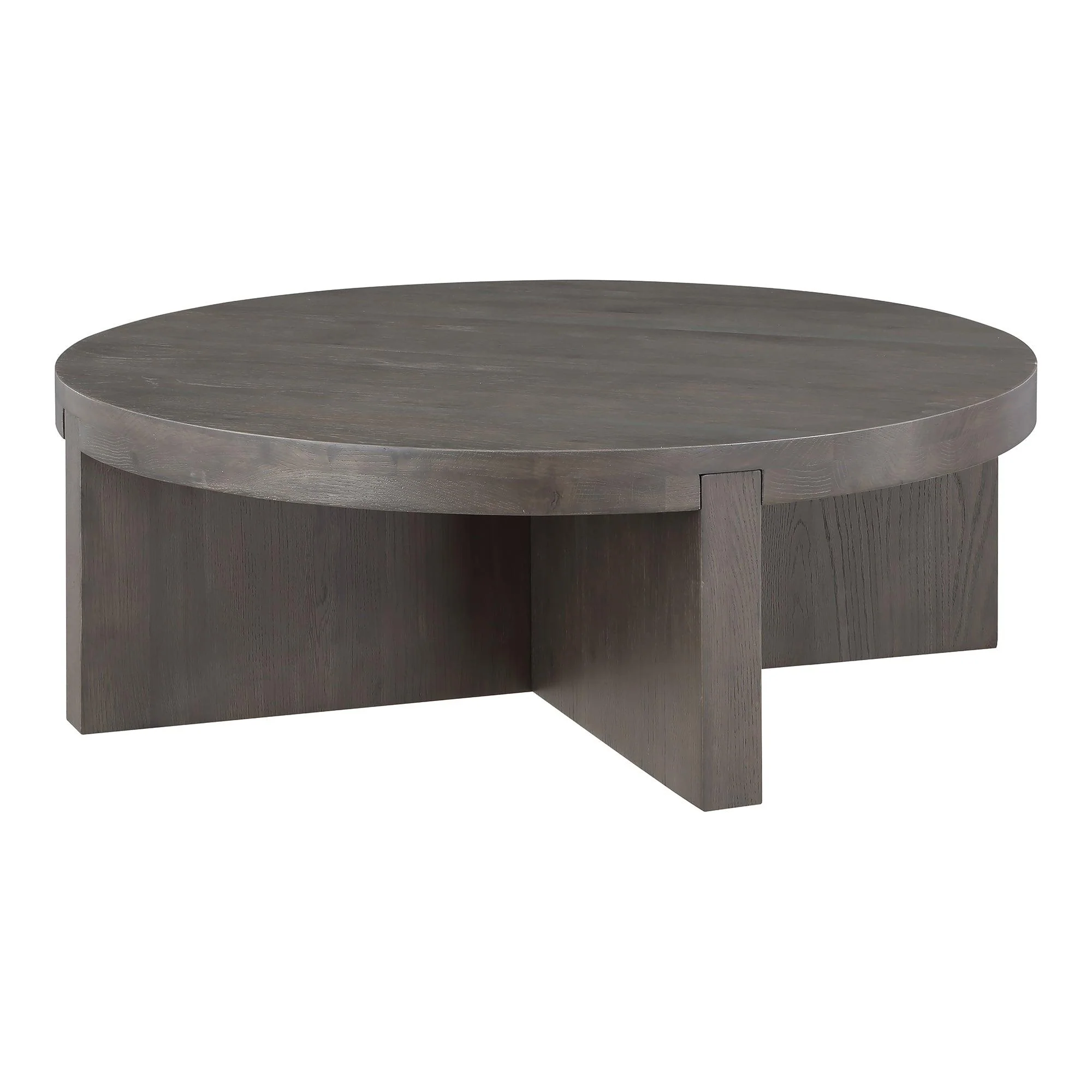 Folke Round Coffee Table Dark Brown - Remutear