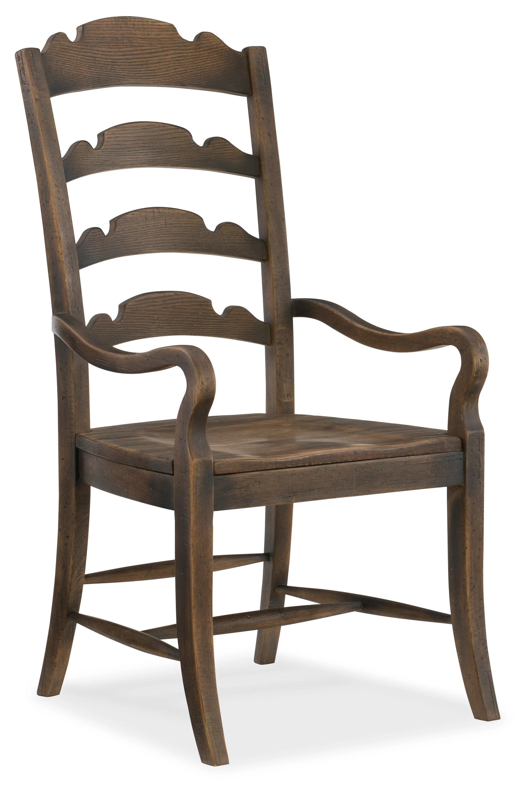 Hill Country Twin Sisters Ladderback Arm Chair - Set of 2 - Remutear