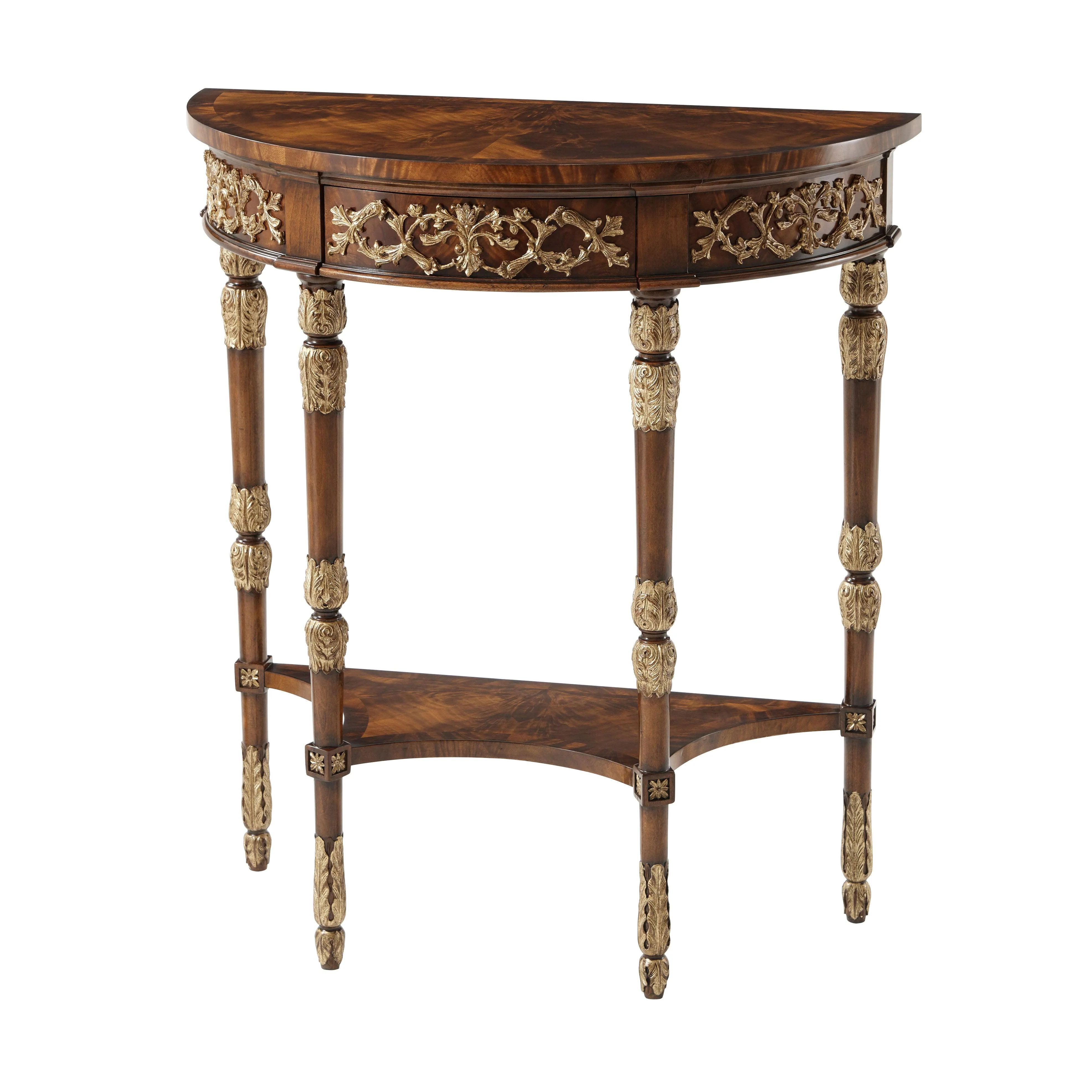 Beauty of Leaves Accent Console Table - Remutear