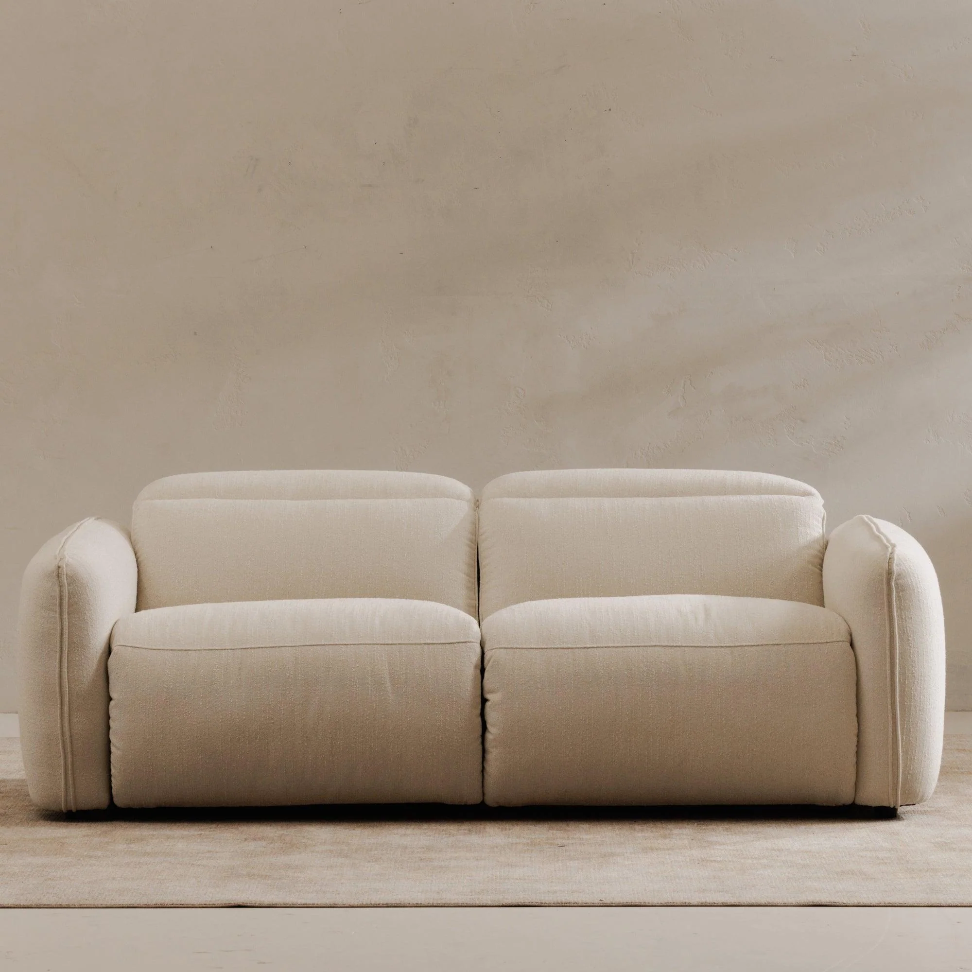 Eli Power Recliner Sofa Warm White - Remutear