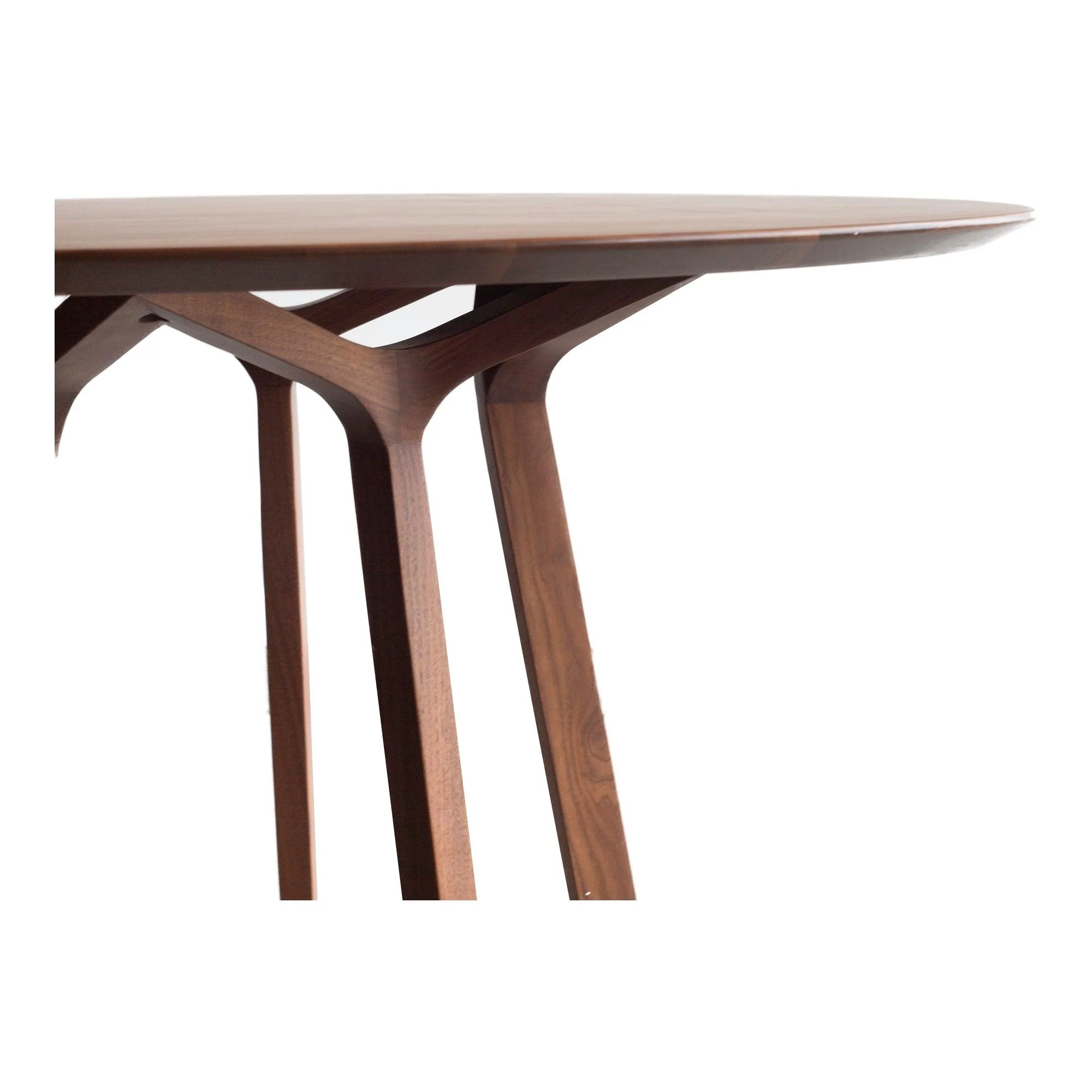 Aldo Round Dining Table Walnut - Remutear