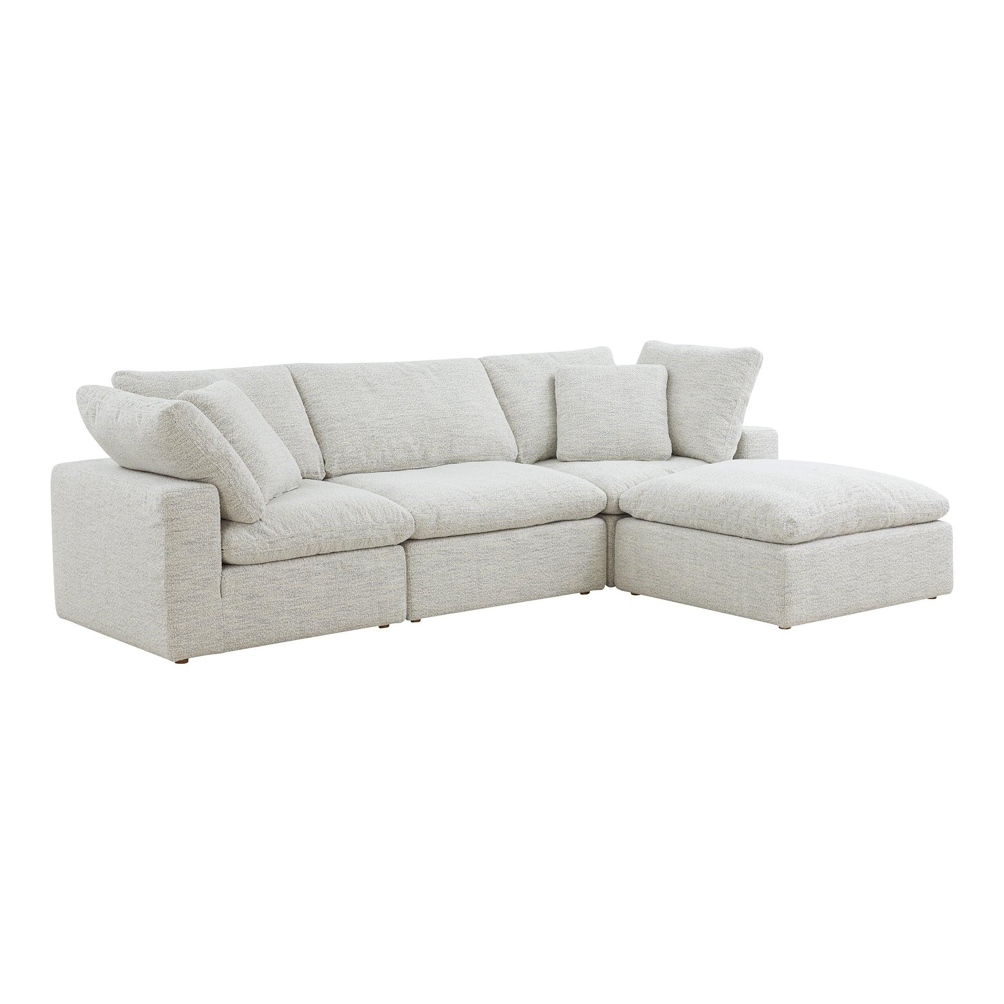 Terra Condo Lounge Modular Performance Fabric Coastside Sand - Remutear