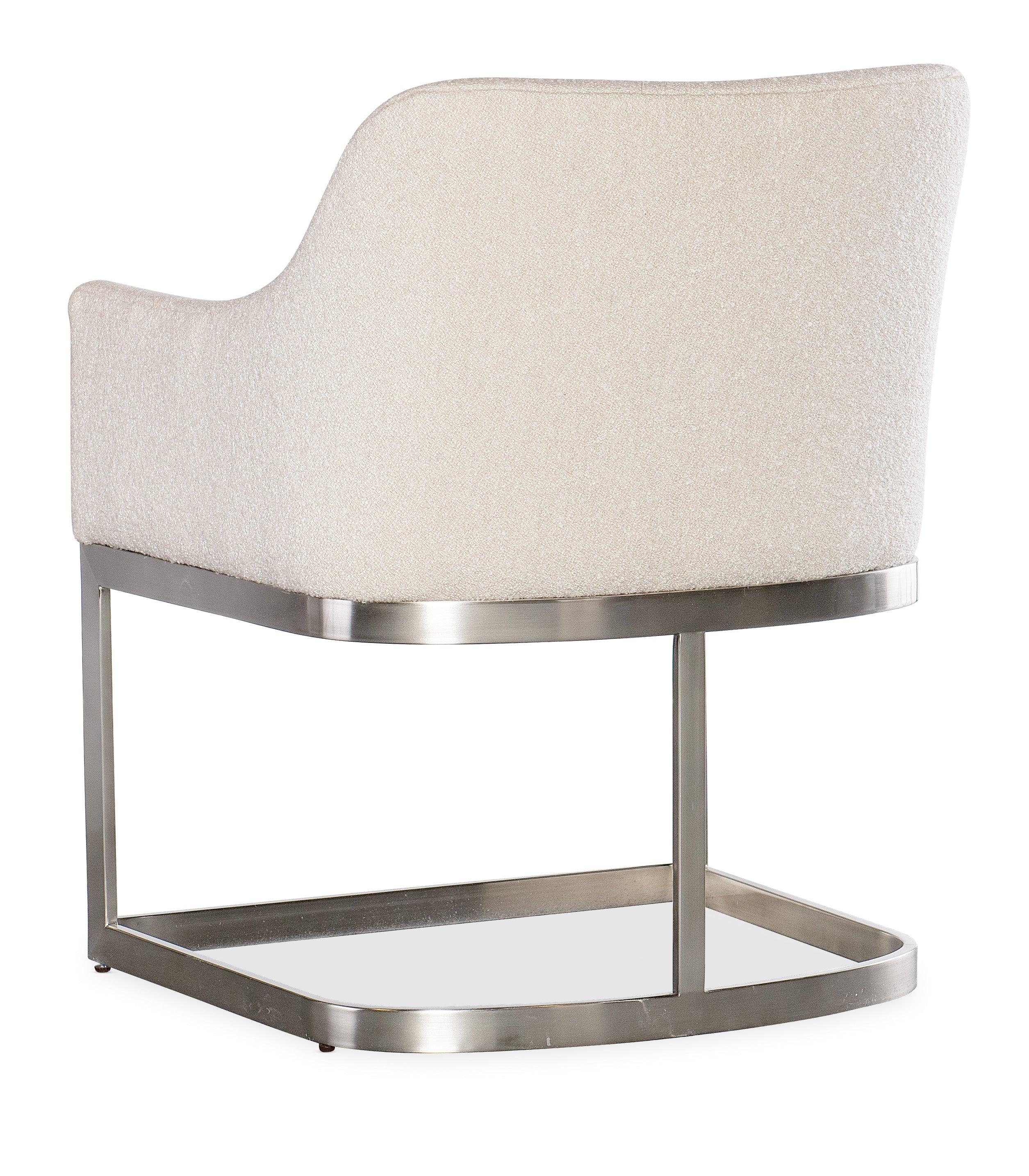 Modern Mood Upholstered Arm Chair w/Metal Base - Remutear