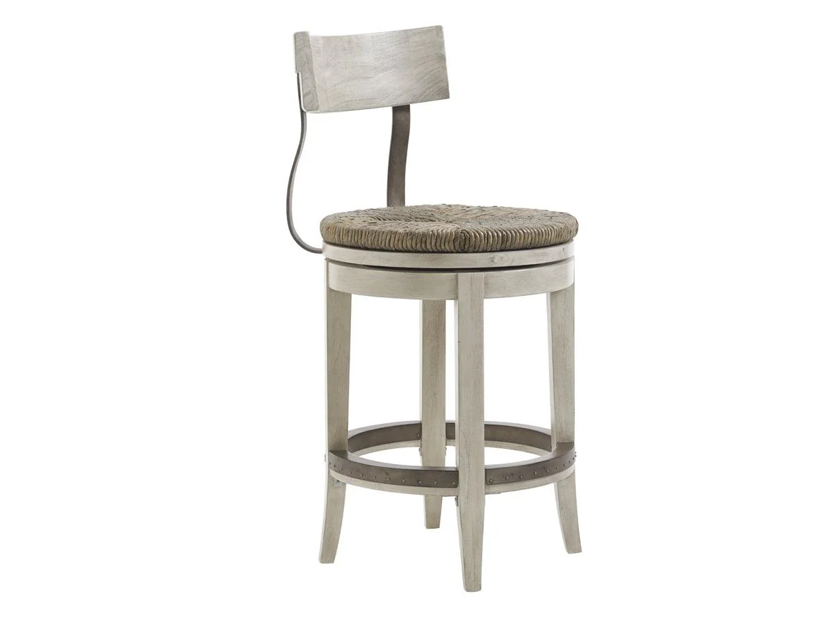 Oyster Bay Merrick Swivel Counter Stool - Remutear