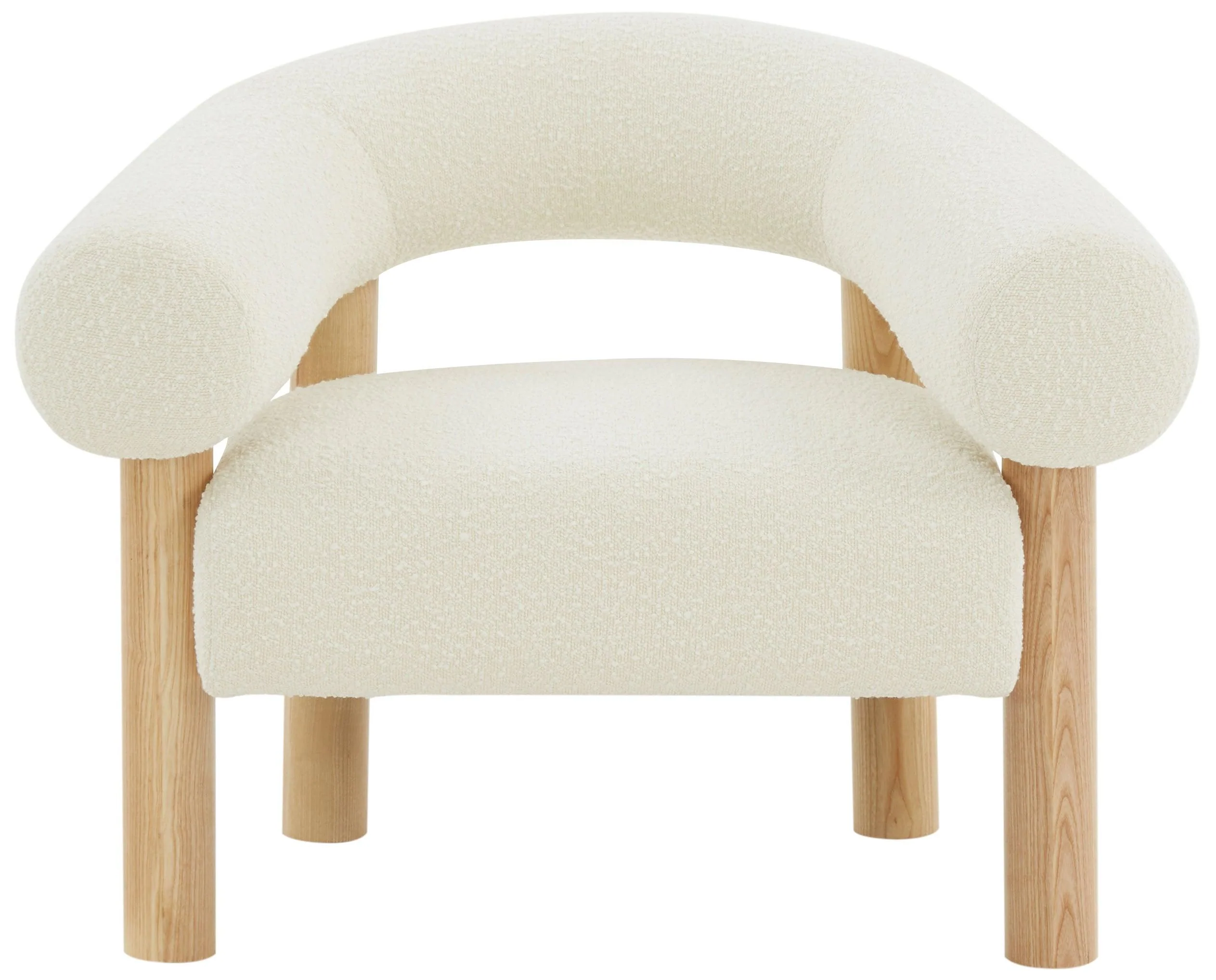 CARLEIGH BOUCLE ACCENT CHAIR - Remutear