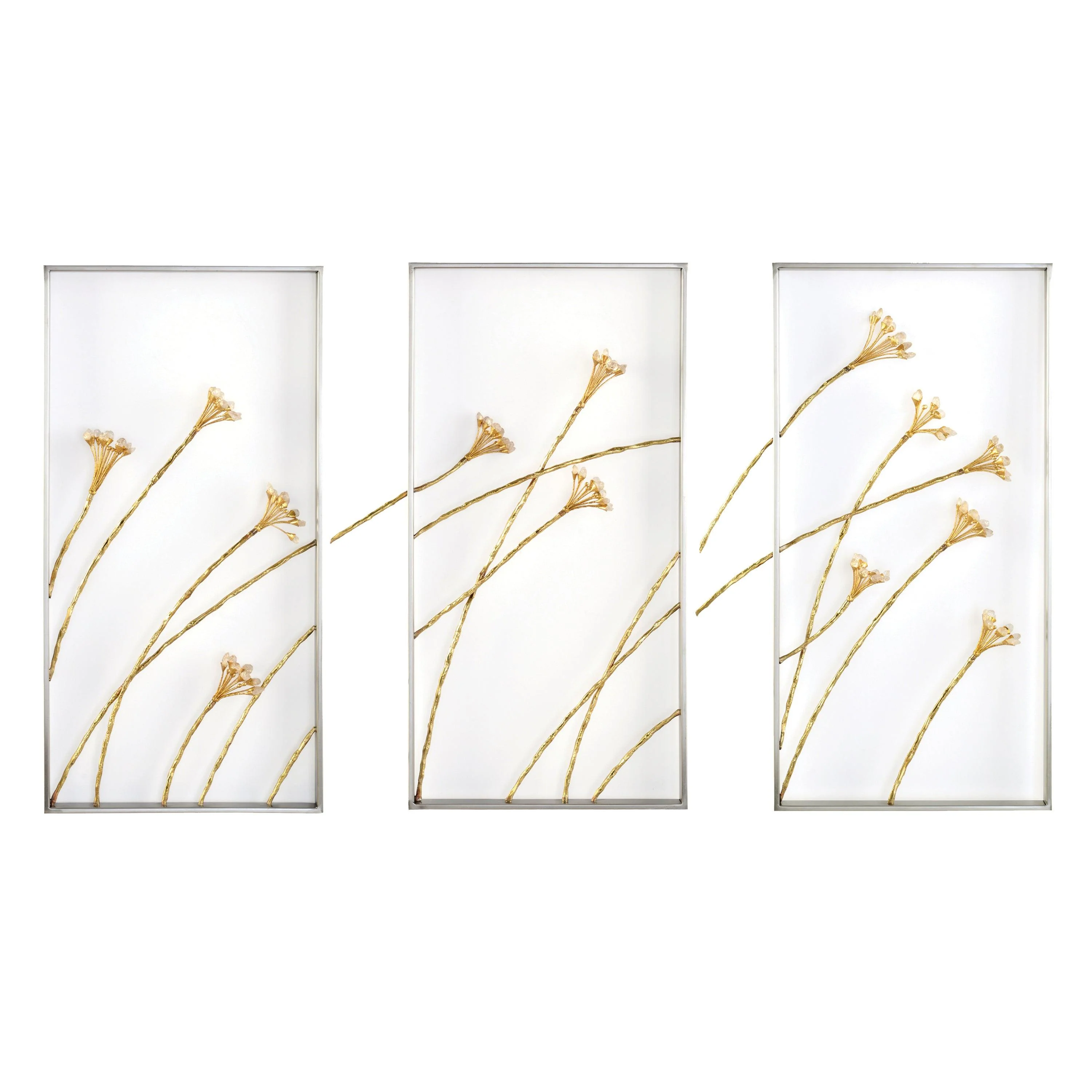 Set Of Three Windswept Triptych Wall Panels - Remutear