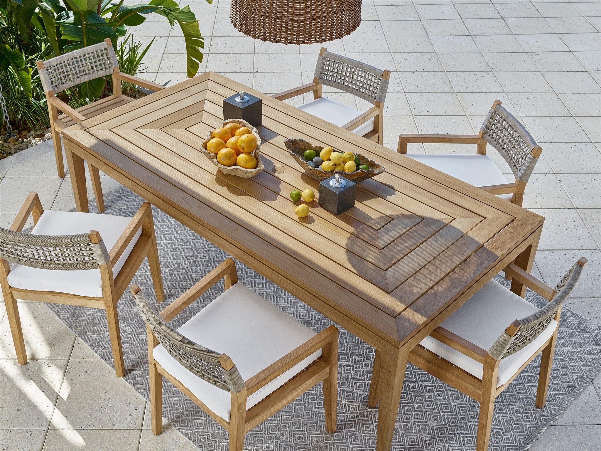 Outdoor Chesapeake Rectangle Dining Table - Remutear