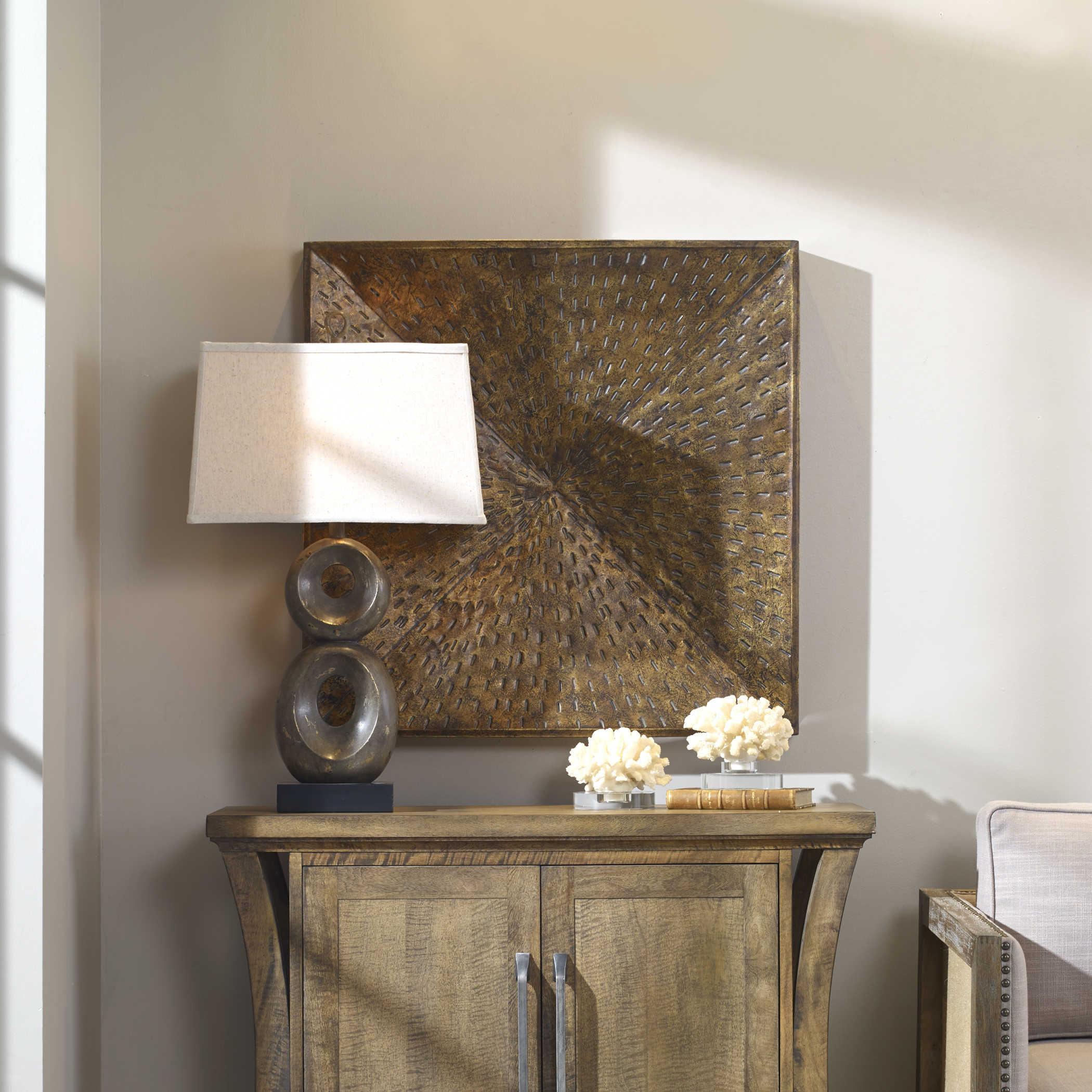 BLAISE ANTIQUED BRONZE WALL ART - Remutear