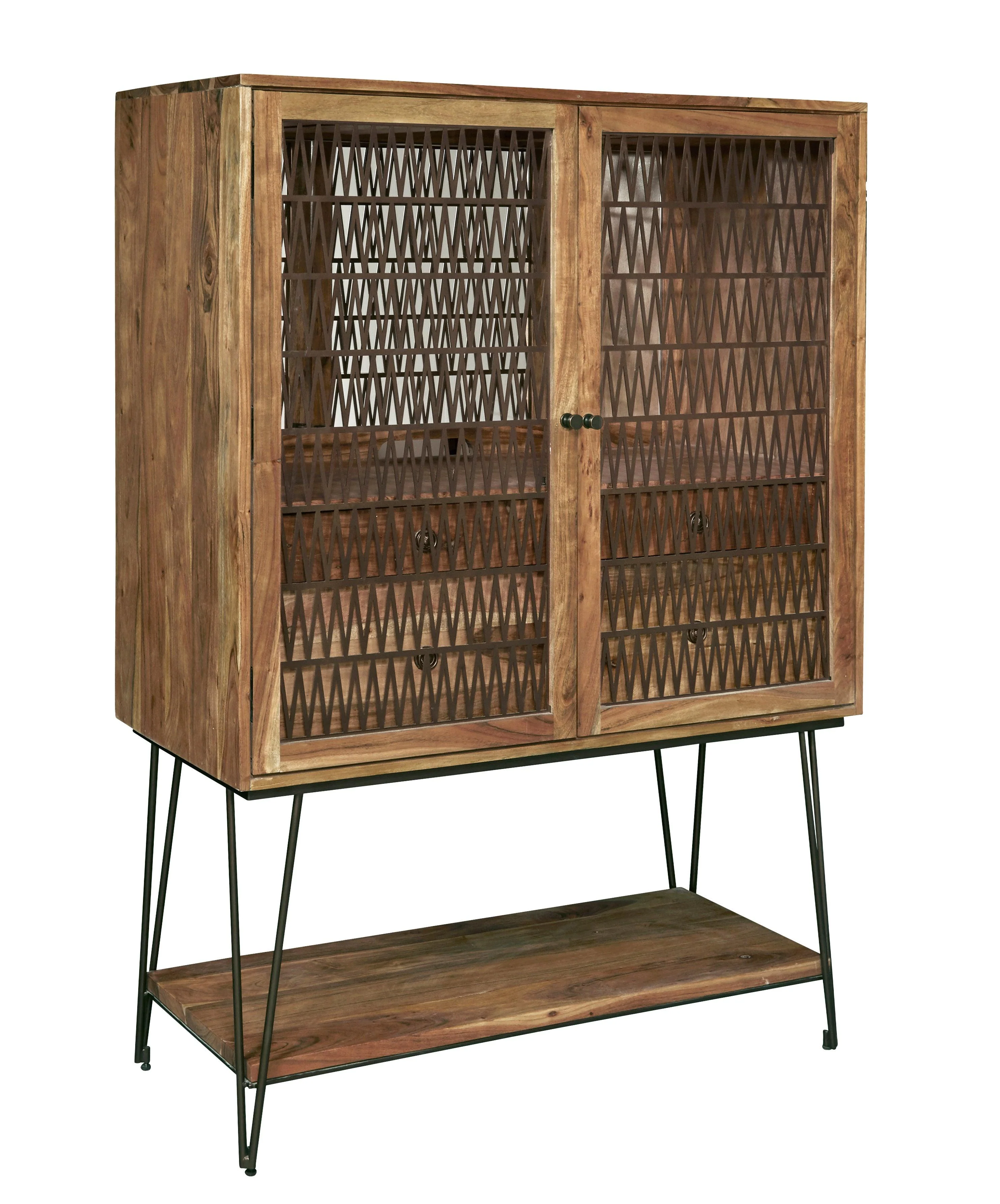 2-Door Bar Cabinet with Storage Drawers - Remutear