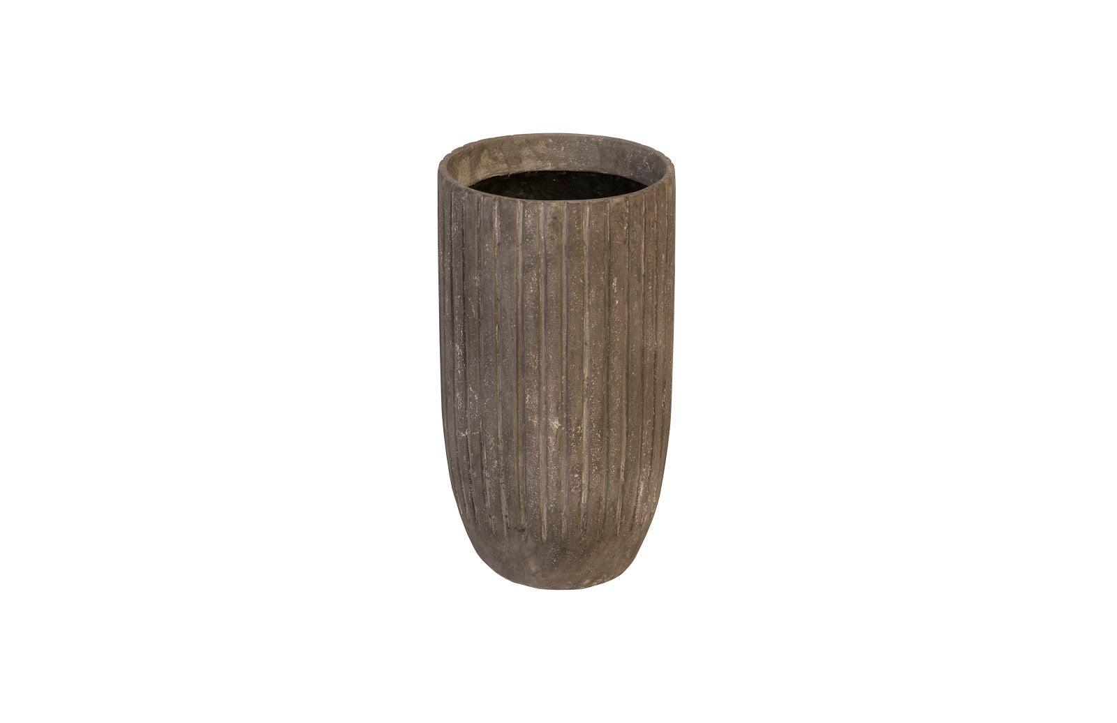 Lourdes Planter, Small, Gray - Remutear