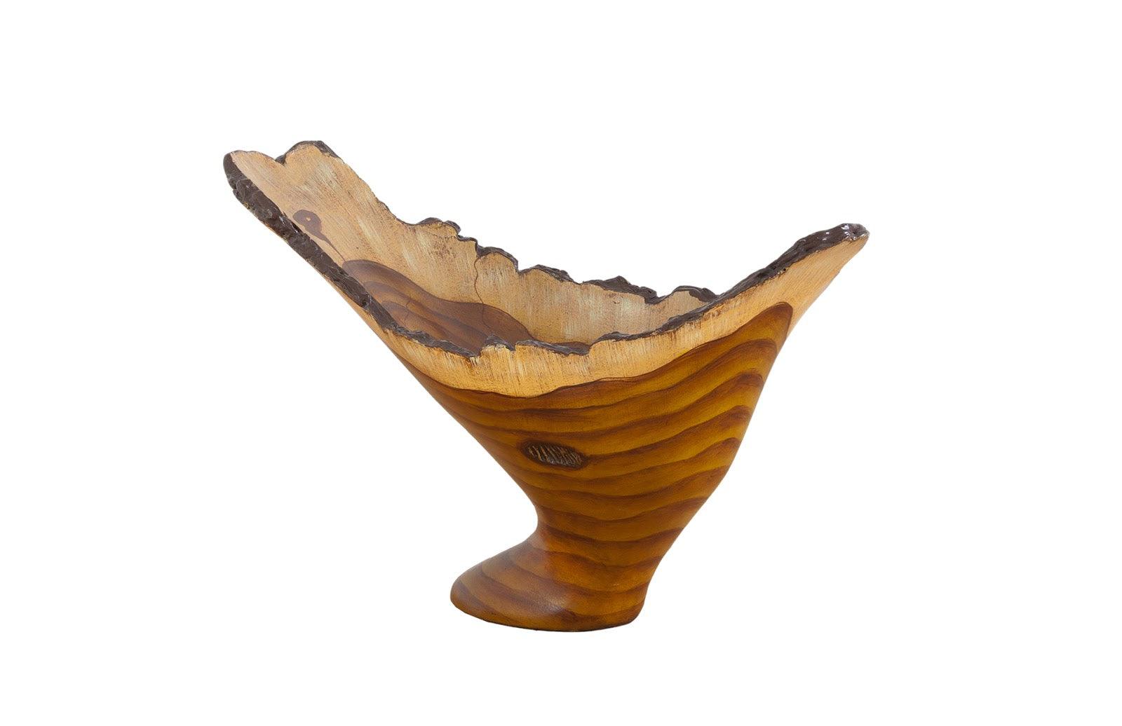 Burled Vase, Faux Bois - Remutear