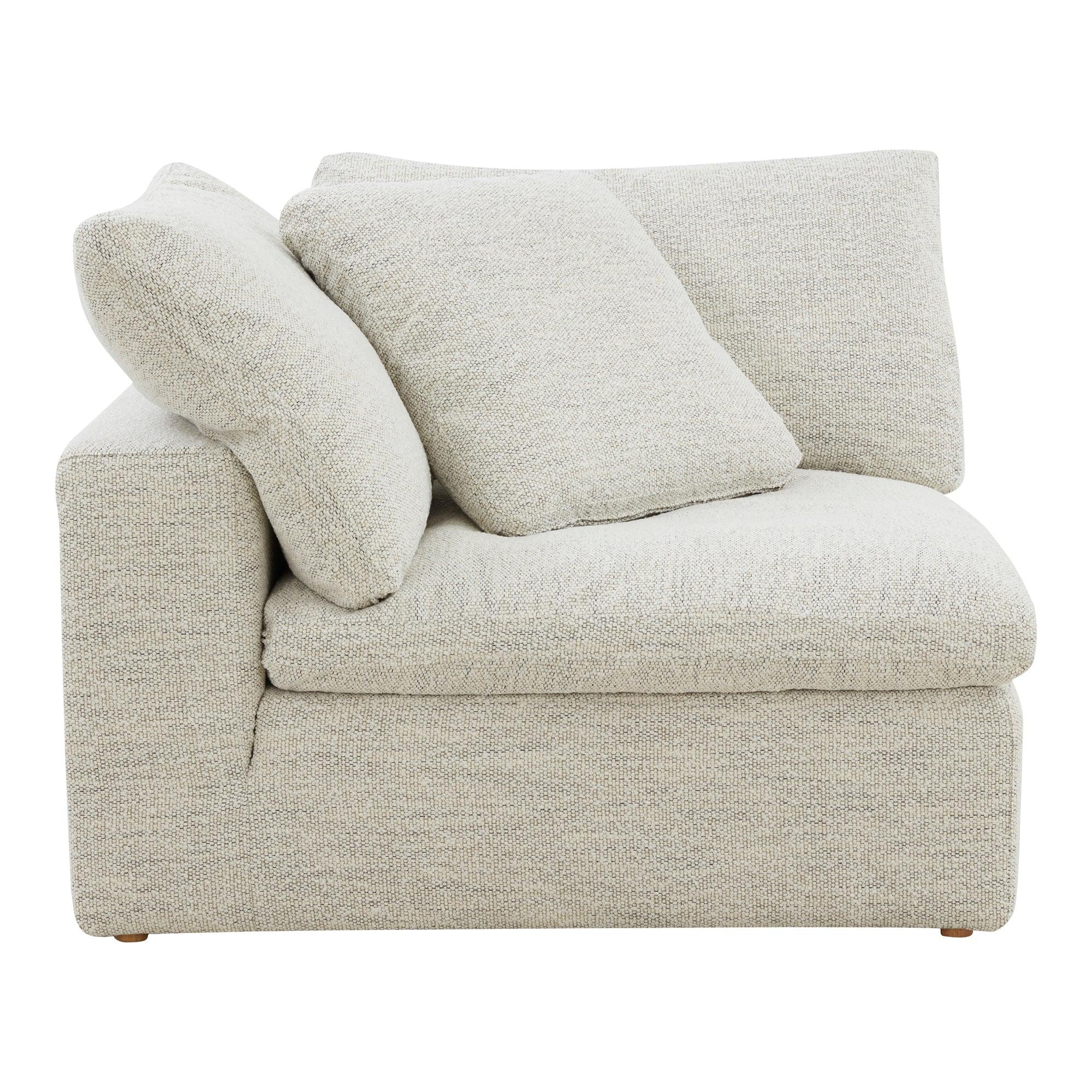 Clay Corner Chair Performance Fabric Coastside Sand - Remutear
