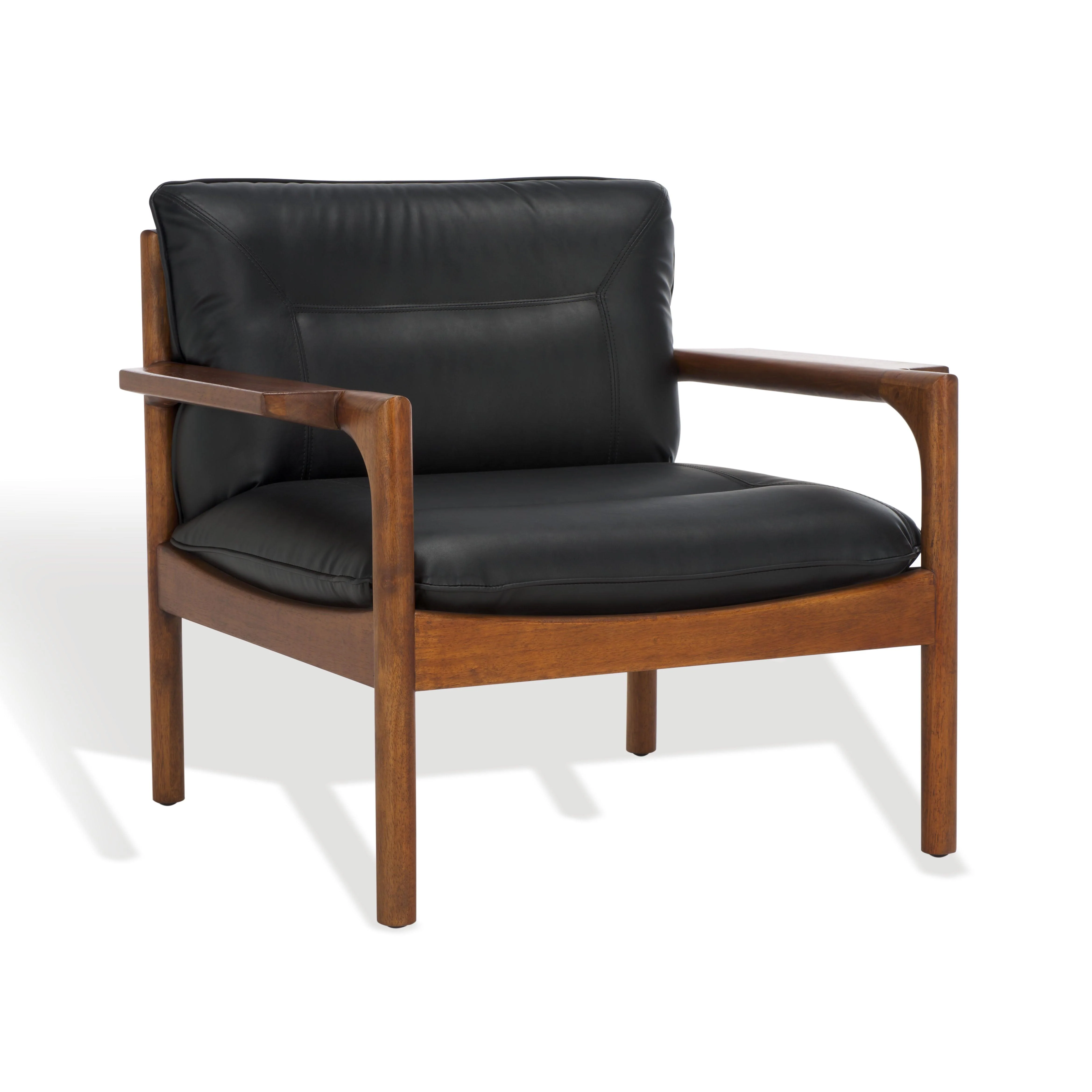 Phylis Vegan Leather Accent Chair - Remutear