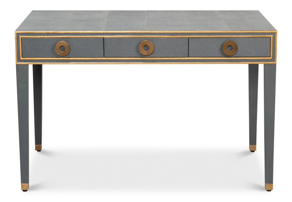 Gabriella Shagreen Desk/Table - Grey - Remutear