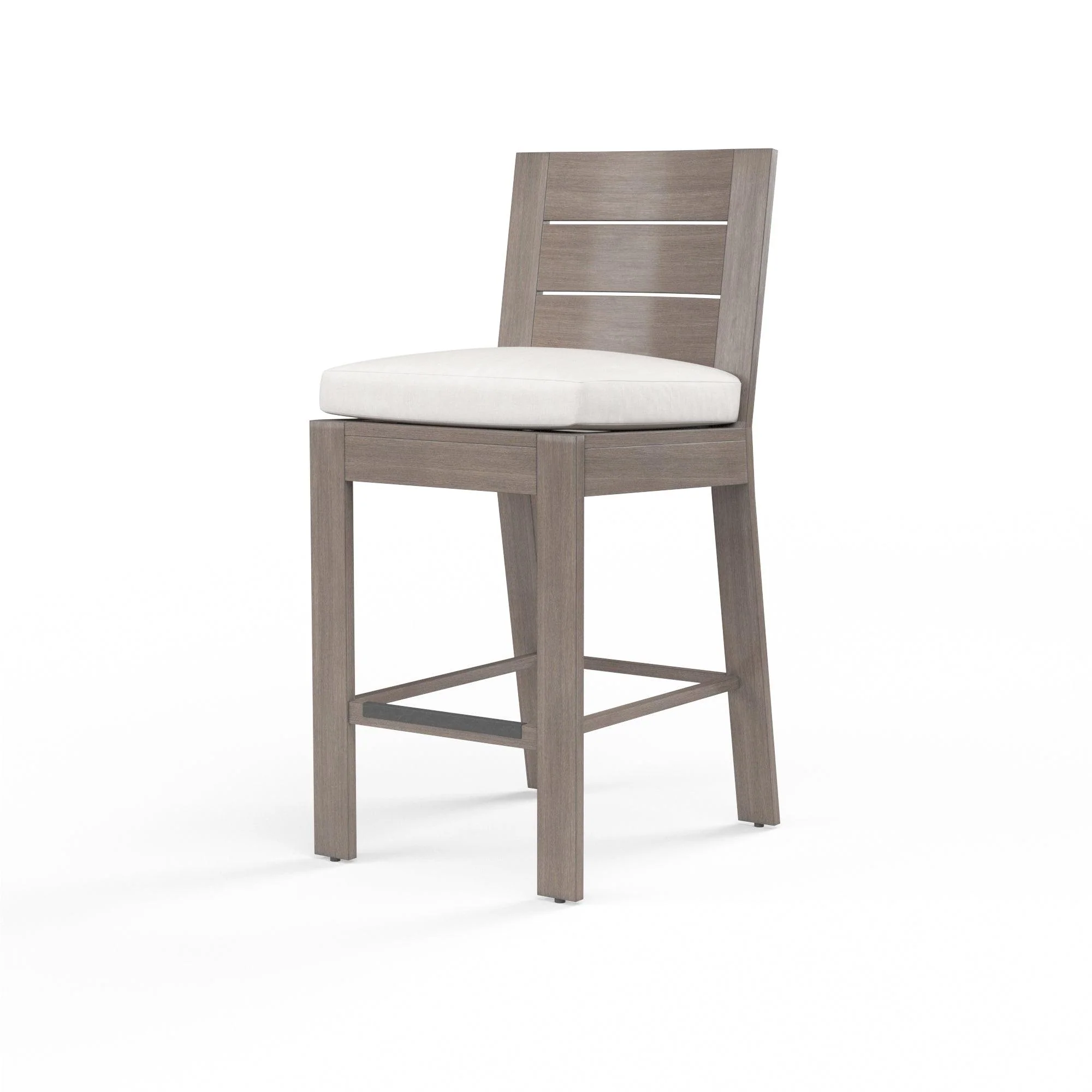 Laguna Barstool in Canvas Flax, No Welt - Remutear