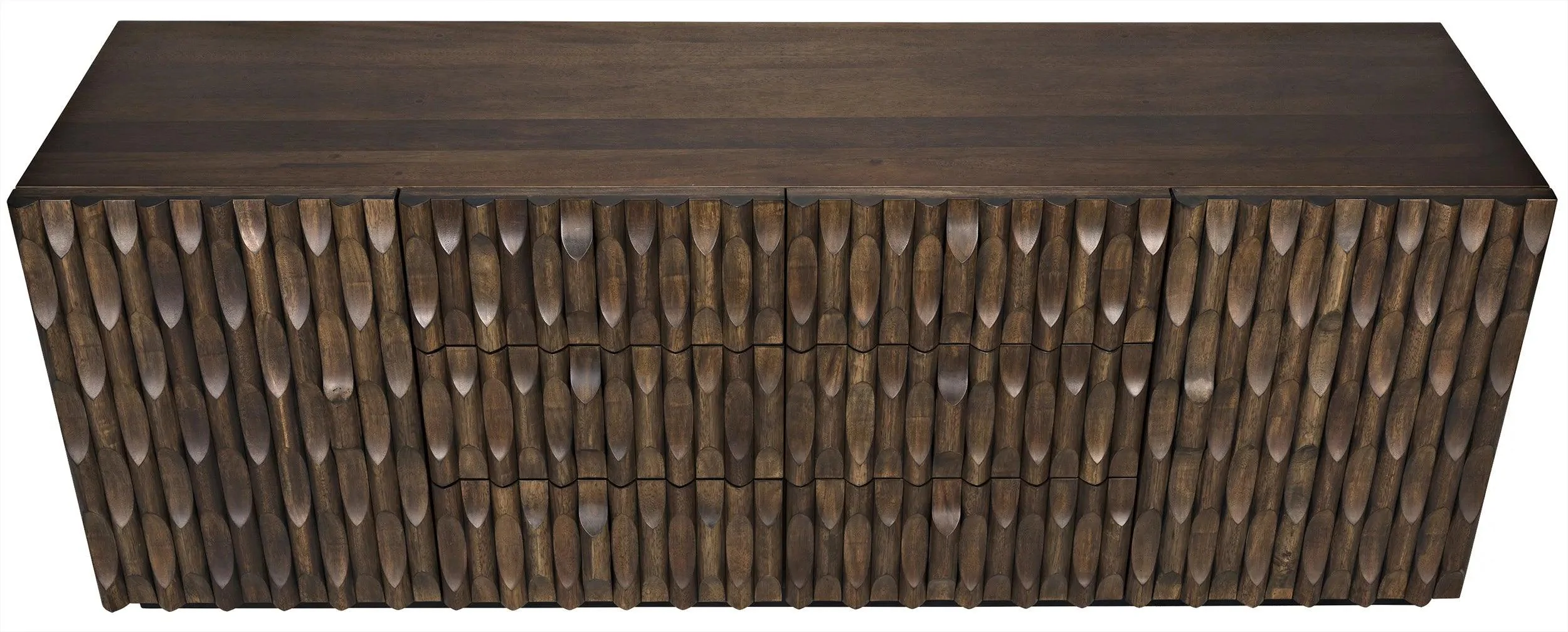 Alameda Sideboard, Large, Dark Walnut - Remutear