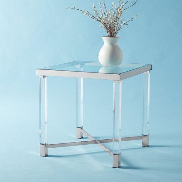 SHAWNA ACRYLIC END TABLE - Remutear