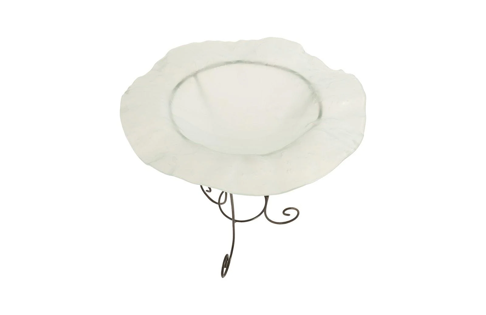 Frosted Glass Bowl on Stand, SM - Remutear