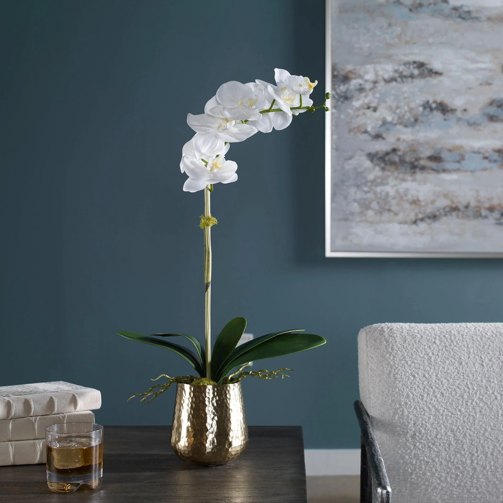 CAMI ORCHID WITH BRASS POT - Remutear