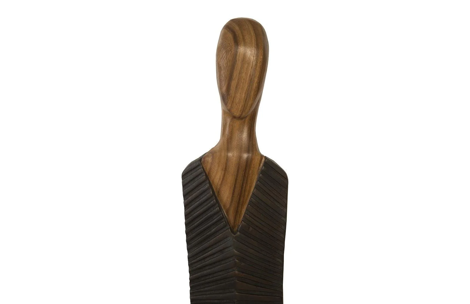 Vested Male Sculpture, Medium, Chamcha, Natural, Black, Copper - Remutear