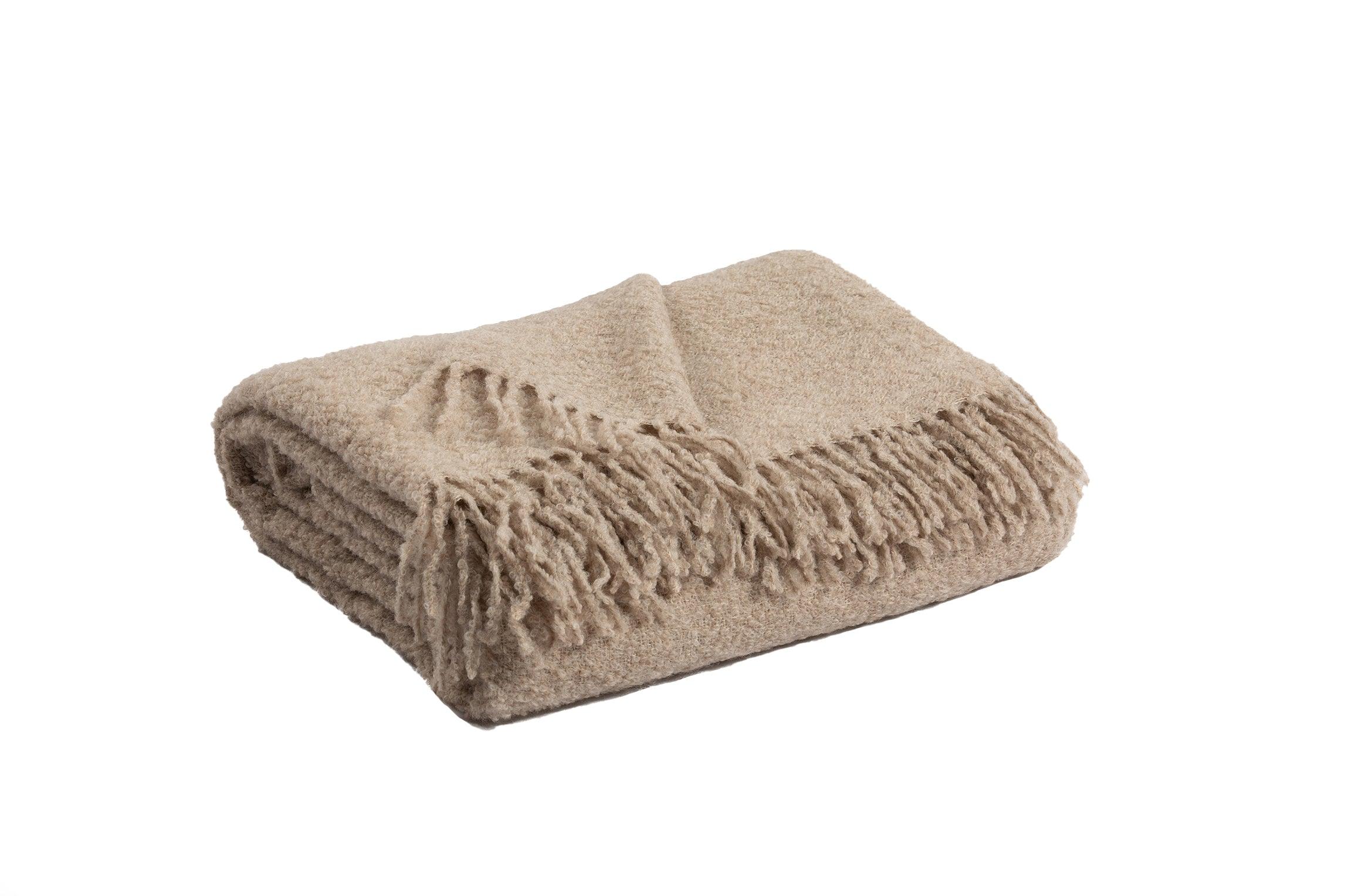 Boucle Baby Alpaca Throw - Remutear