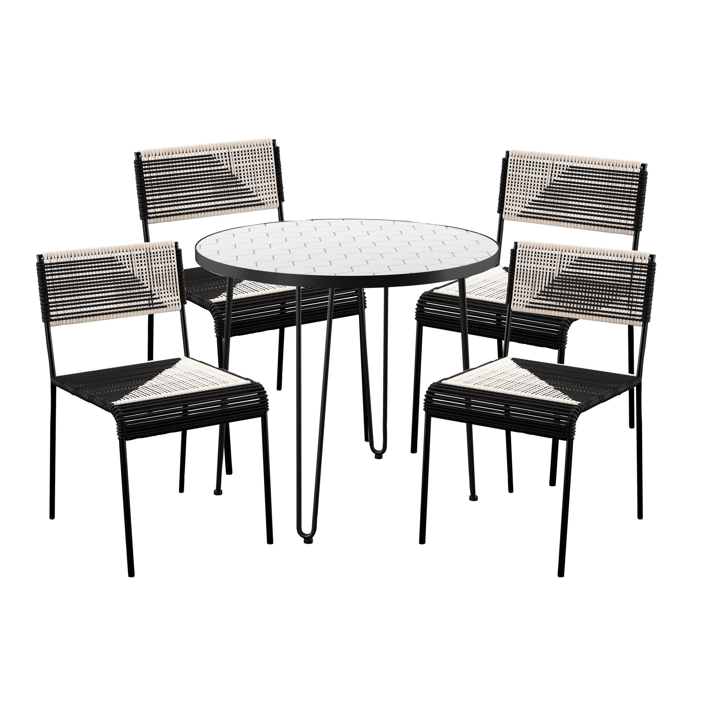 Watkindale Outdoor Dining Set – 5pc - Remutear