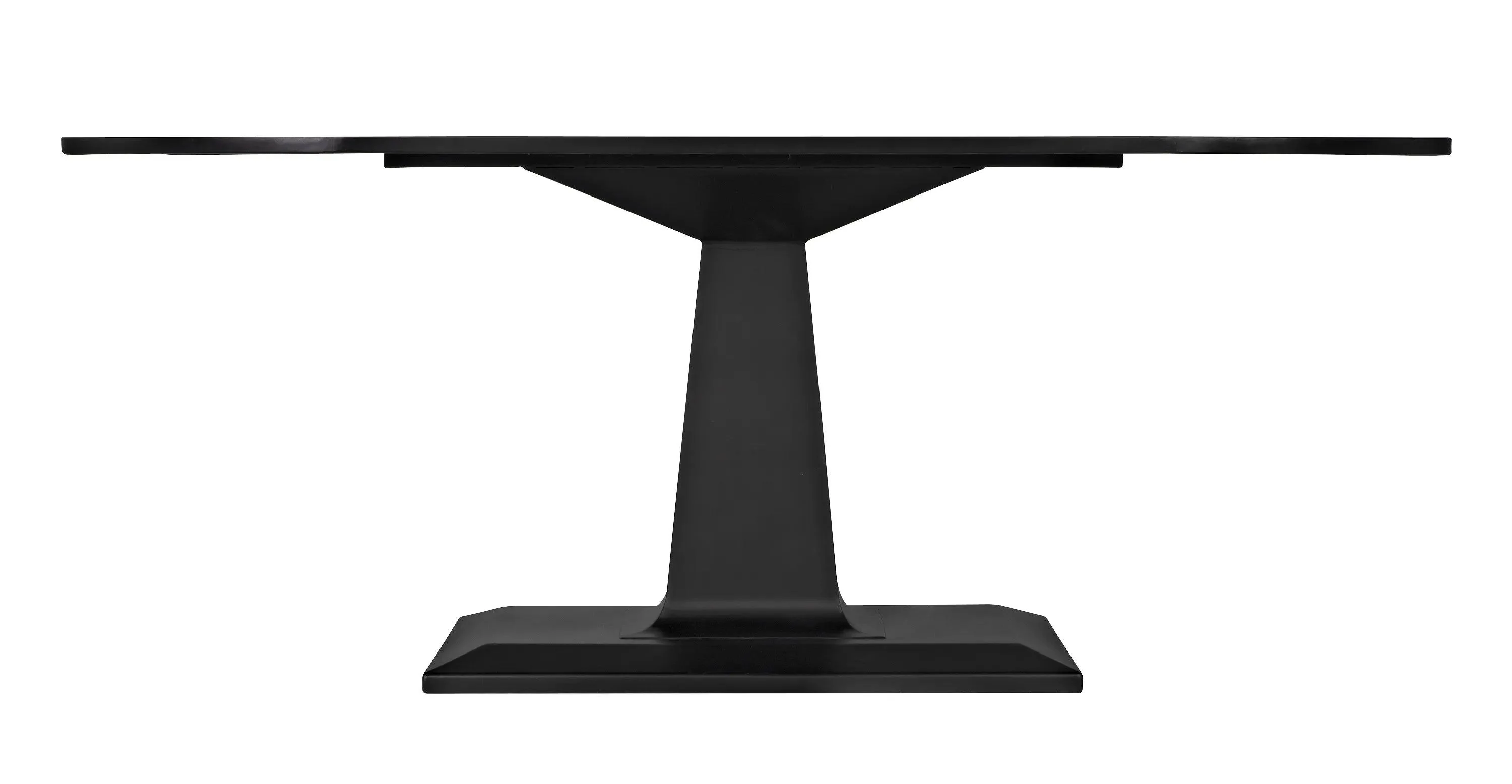 Amboss Dining Table, Black Steel - Remutear