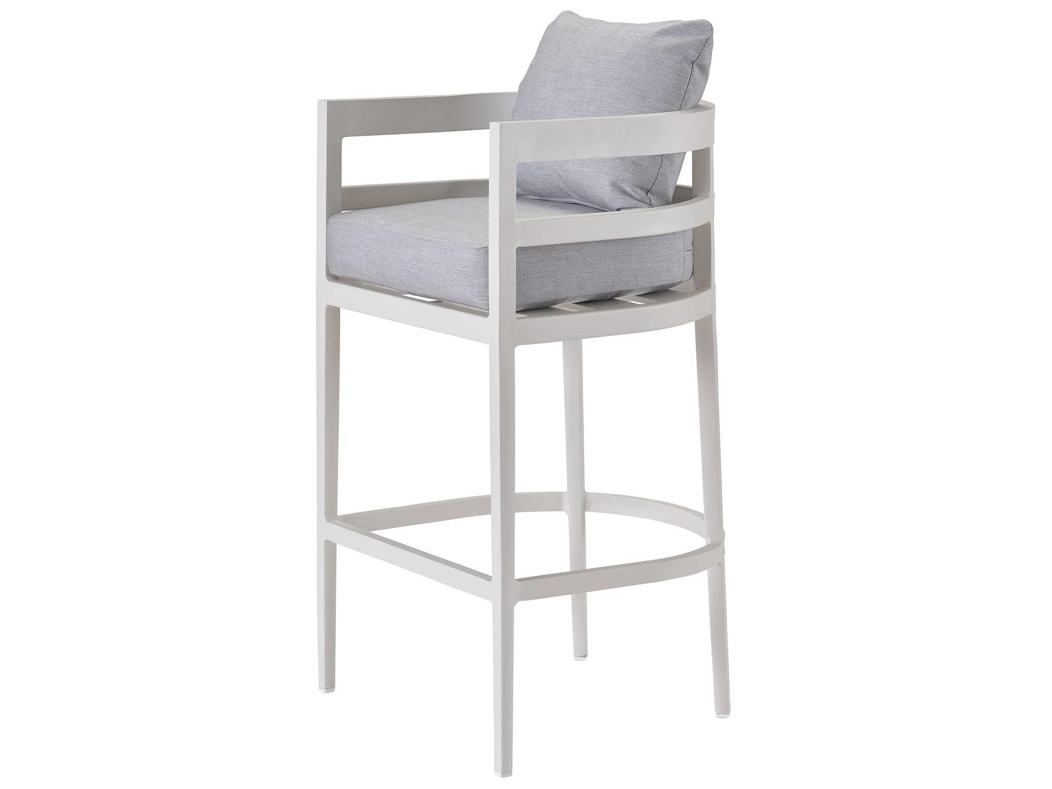 Outdoor South Beach Barrel Back Bar Chair - Remutear