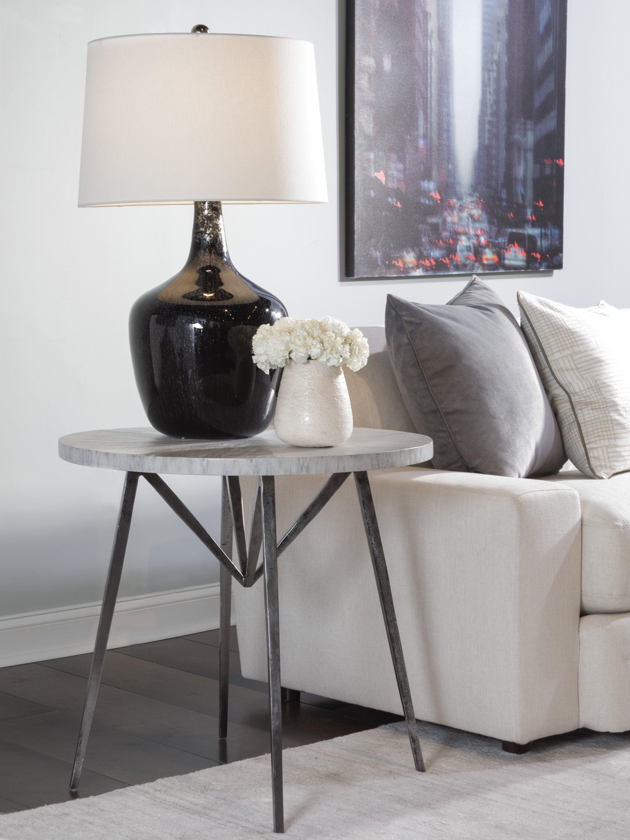 Signature Designs Alfie Round End Table - Remutear