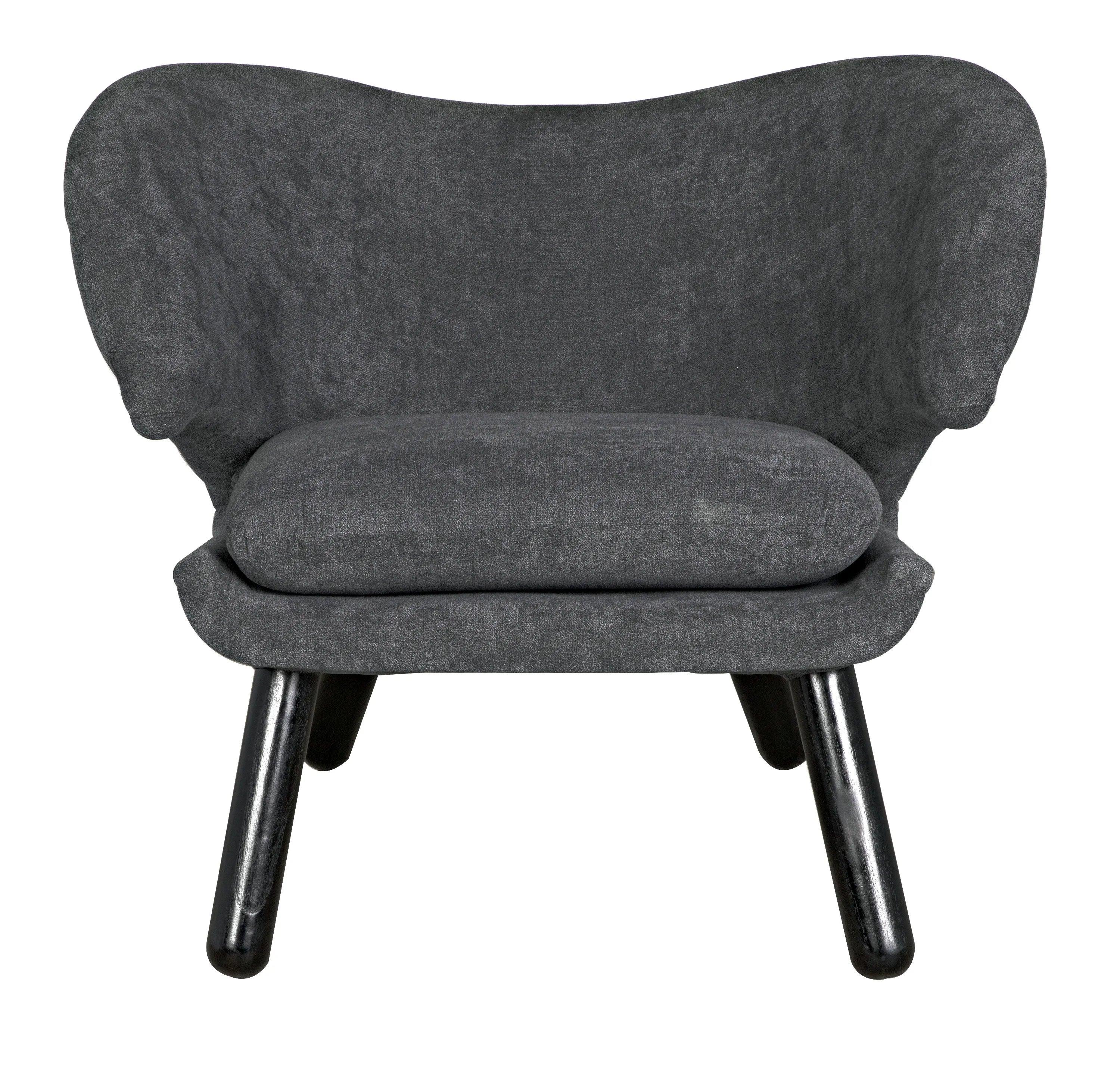 Valerie Chair with Grey Fabric - Remutear
