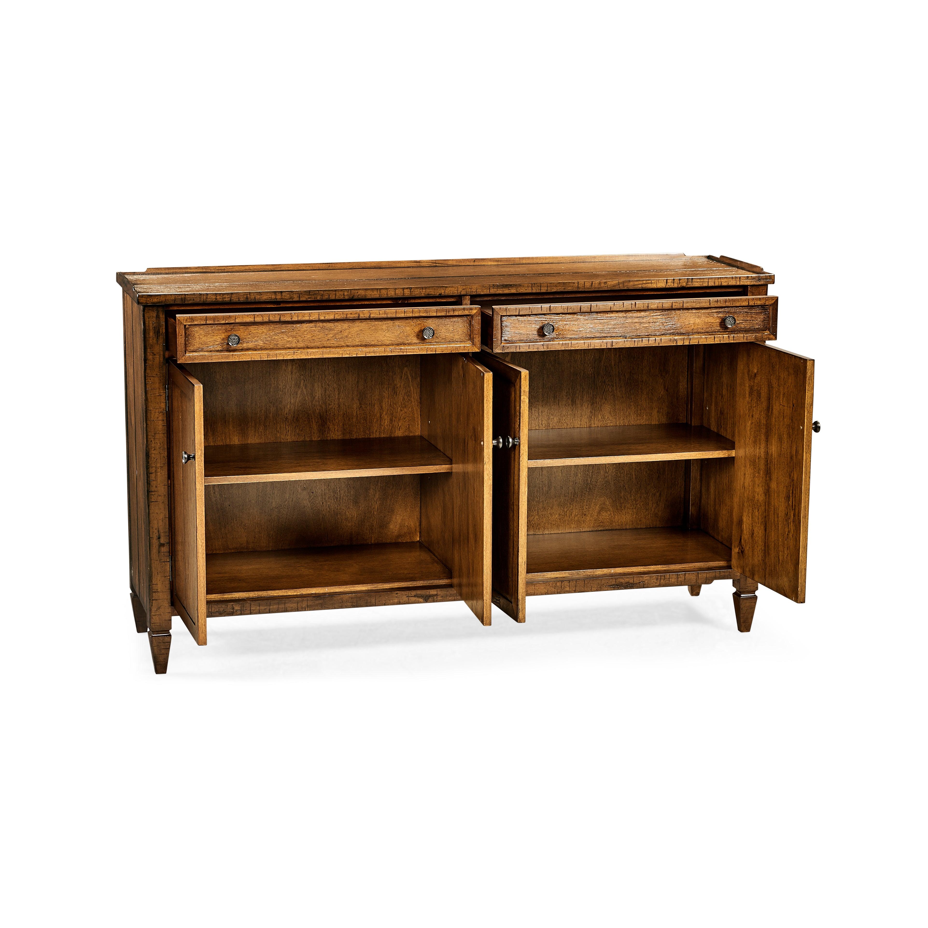 Casual Accents Country Walnut Buffet Table - Remutear