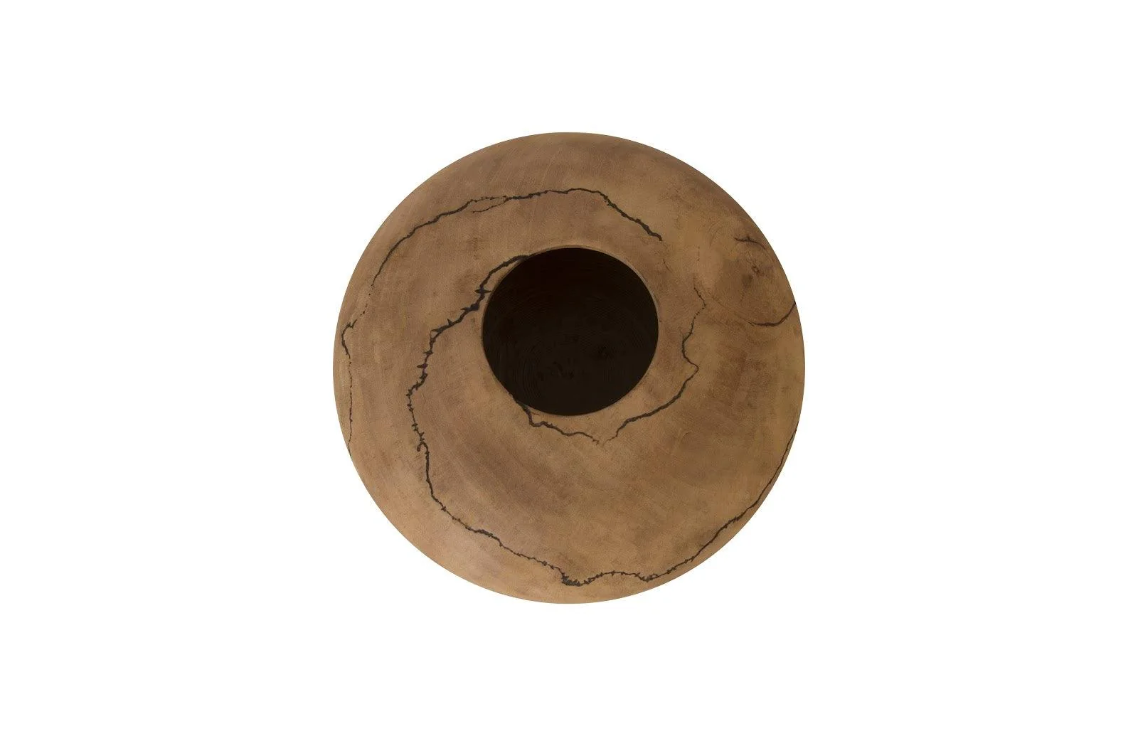 Lightning Vase, Mango Wood, Low 13