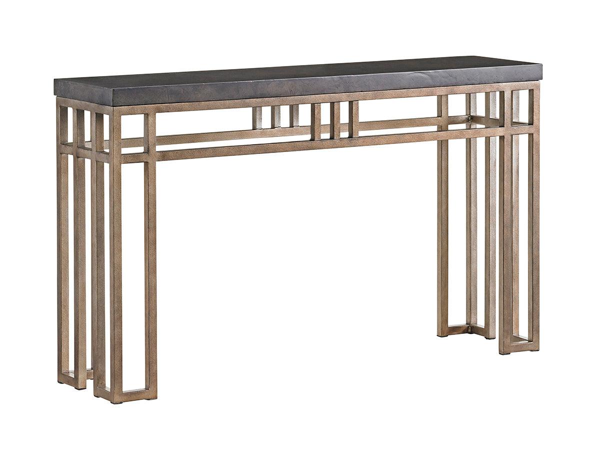 Cypress Point Montera Travertine Console - Remutear