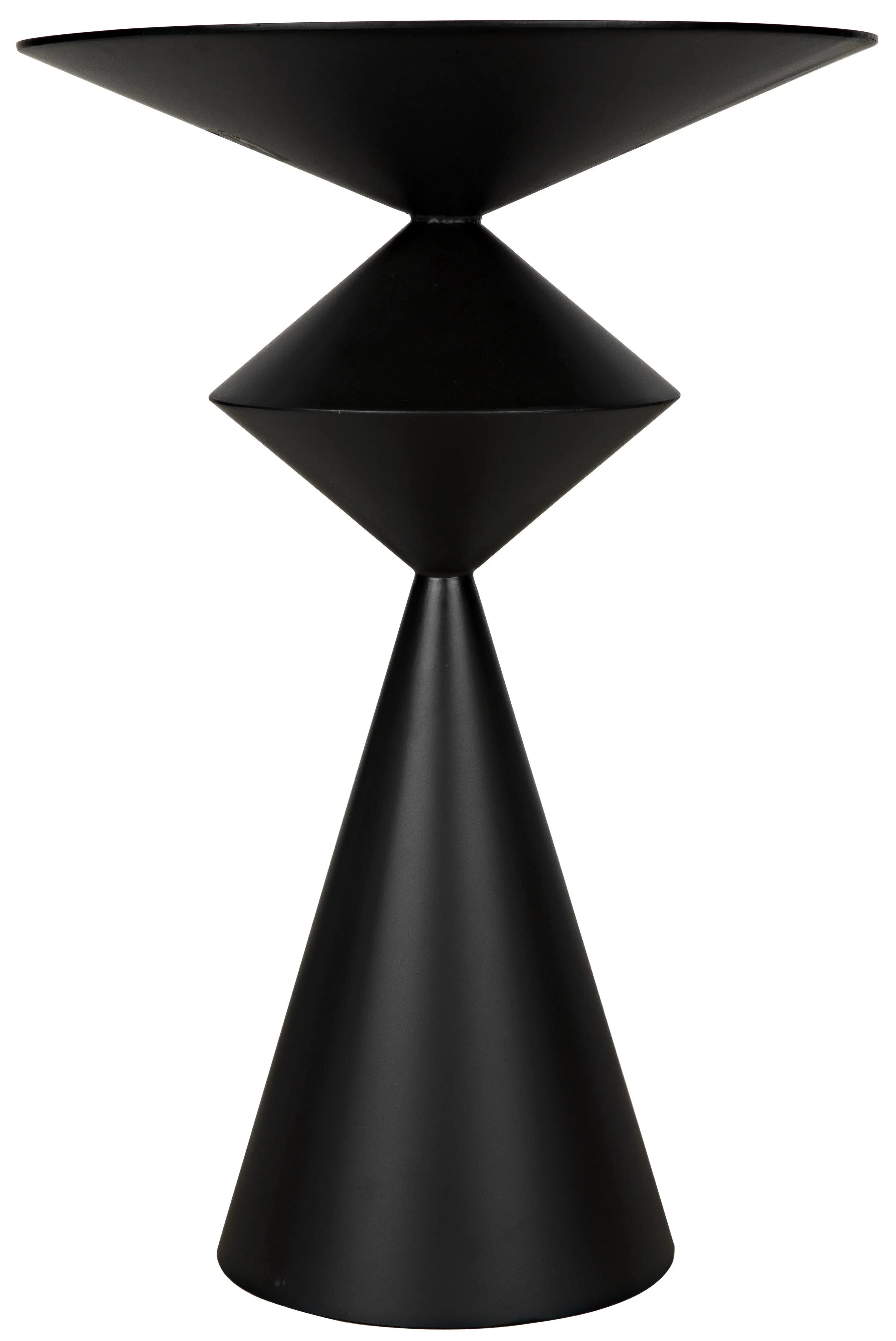 Zasa Side Table, Black Steel - Remutear