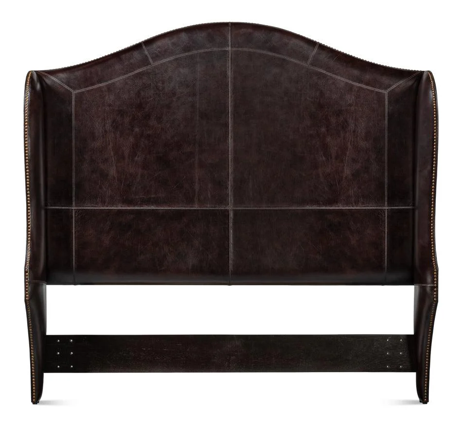 Dowry Equestrian Headboard - King - Brown - Remutear