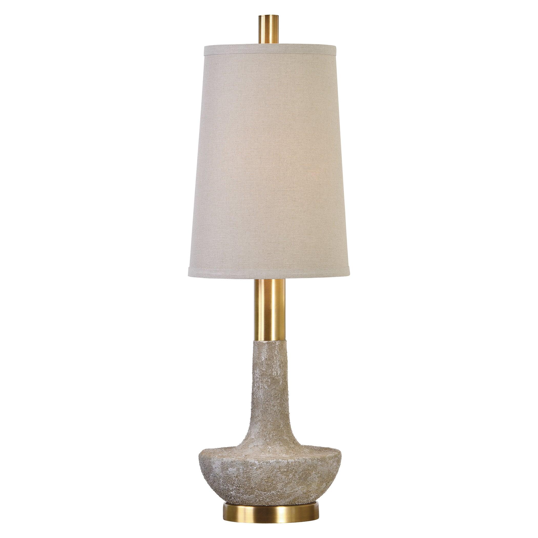 Volongo Stone Ivory Buffet Lamp - Remutear